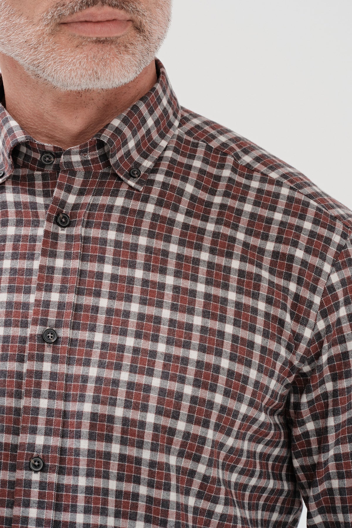 ΑΝΔΡΙΚΟ ΚΑΡΟ ΜΠΟΡΝΤΟ ΠΟΥΚΑΜΙΣΟ PORTOBELLO'S ΜΕ BUTTON DOWN ΓΙΑΚΑ REGULAR FIT