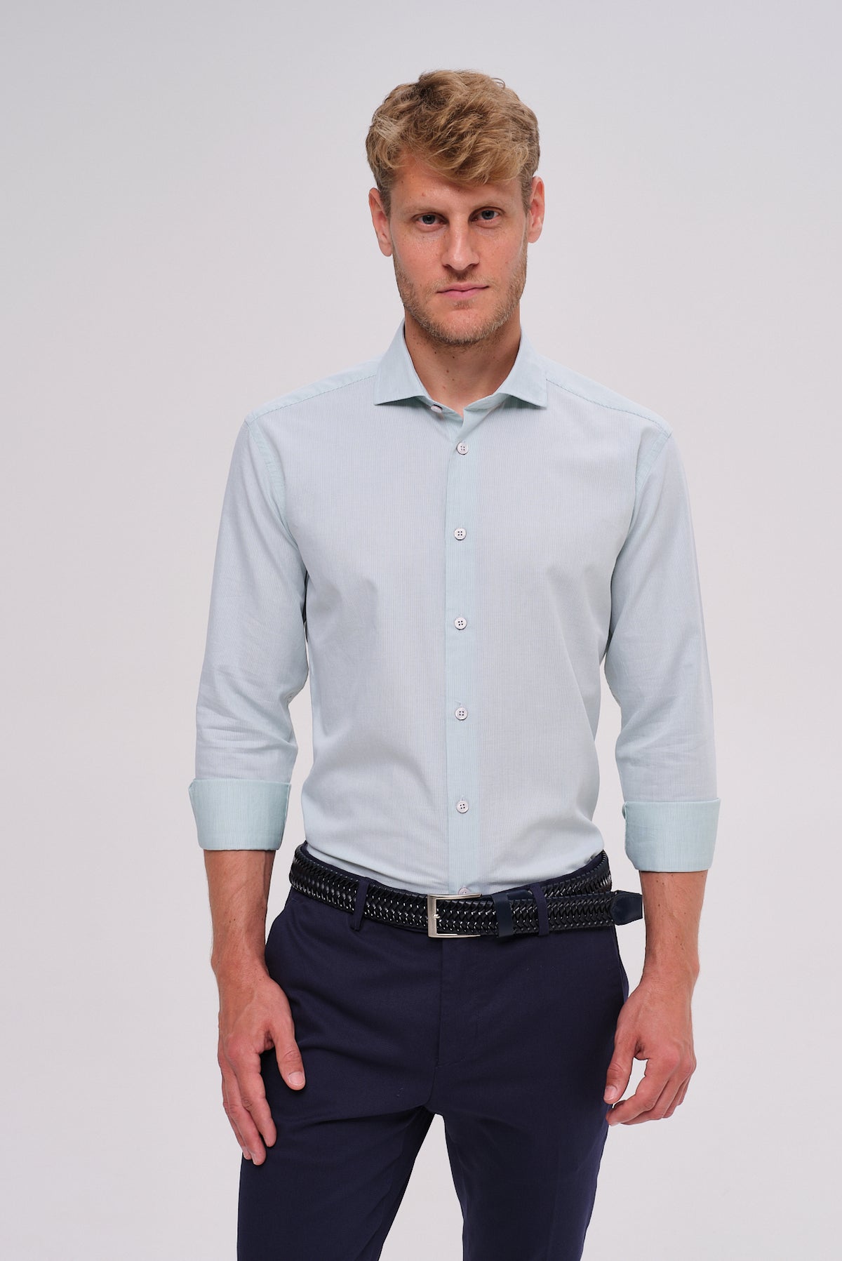 ΑΝΔΡΙΚΟ ΠΟΥΚΑΜΙΣΟ ΟΙΝΟΠΝΕΥΜΑΤΙ PORTOBELLO'S ΜΕ REX ΓΙΑΚΑ SLIM FIT