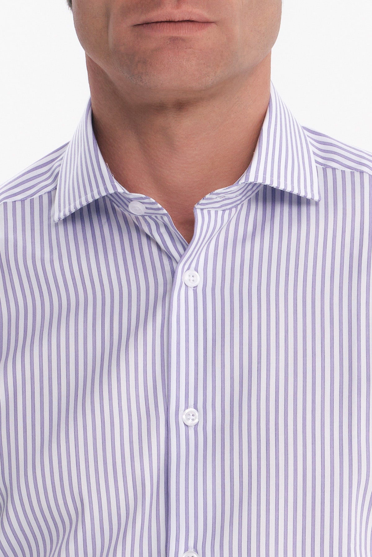 ΑΝΔΡΙΚΟ ΛΙΛΑ ΠΟΥΚΑΜΙΣΟ ΜΕ ΛΕΥΚΕΣ ΡΙΓΕΣ SLIM FIT PORTOBELLO'S ΚΑΙ REX ΓΙΑΚΑ