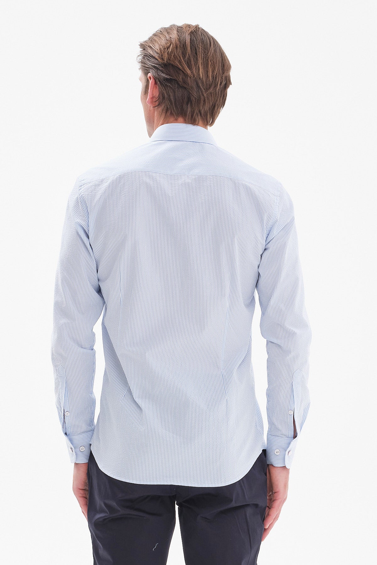 ΑΝΔΡΙΚΟ ΡΙΓΕ ΣΙΕΛ ΠΟΥΚΑΜΙΣΟ PORTOBELLO'S SLIM FIT ΜΕ REX ΓΙΑΚΑ