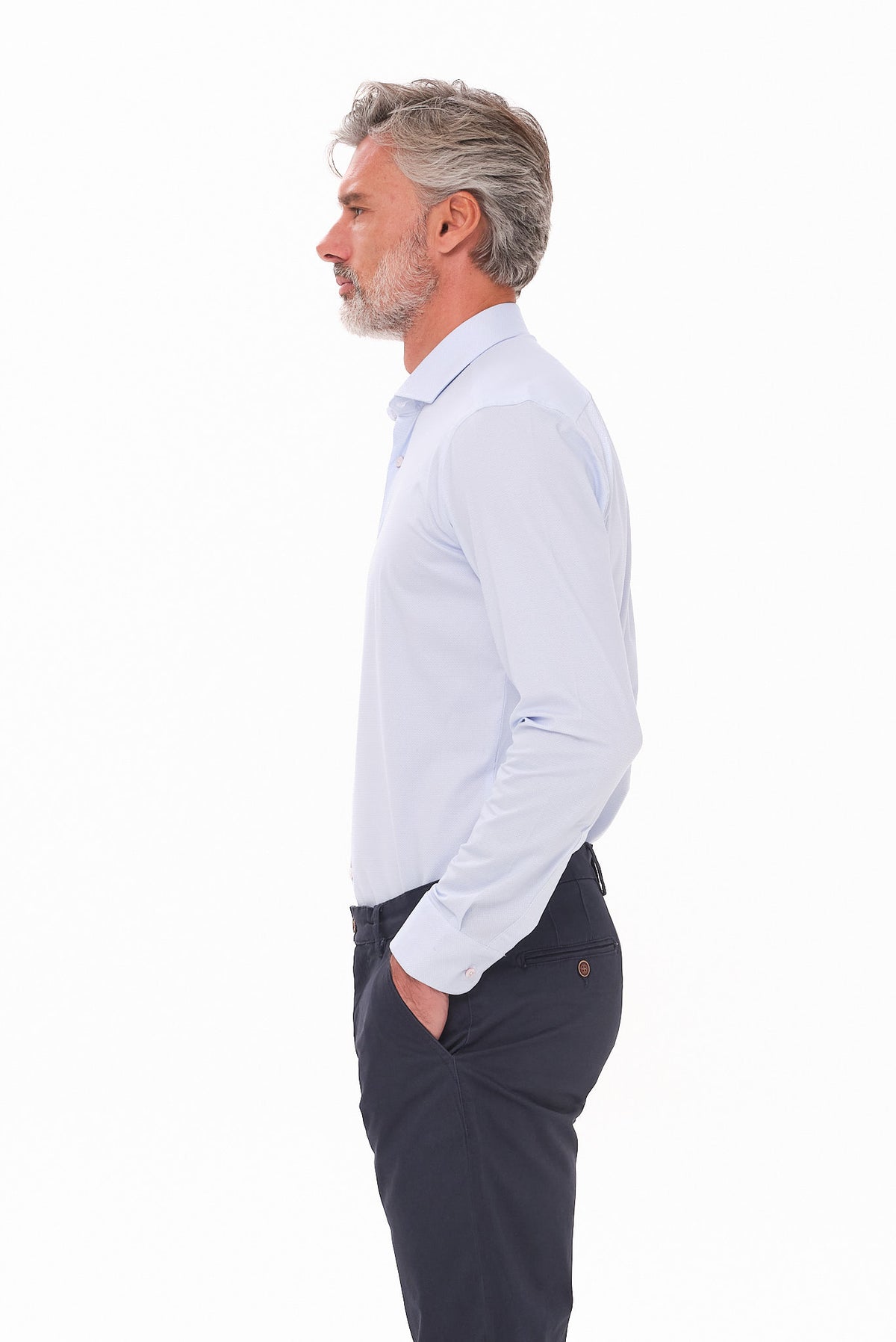 ΑΝΔΡΙΚΟ ΣΙΕΛ ΠΟΥΚΑΜΙΣΟ PORTOBELLO'S ΜΕ REX ΓΙΑΚΑ SLIM FIT