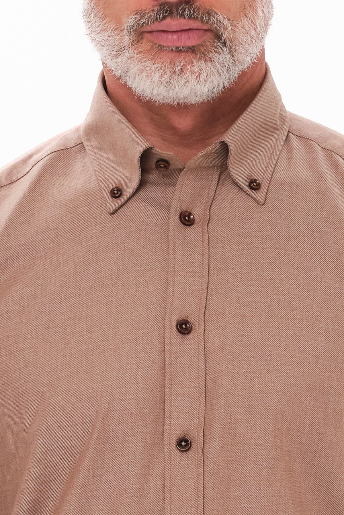 ΑΝΔΡΙΚΟ ΜΠΕΖ ΣΚΟΥΡΟ ΠΟΥΚΑΜΙΣΟ PORTOBELLO'S ME BUTTON DOWN ΓΙΑΚΑ REGULAR FIT