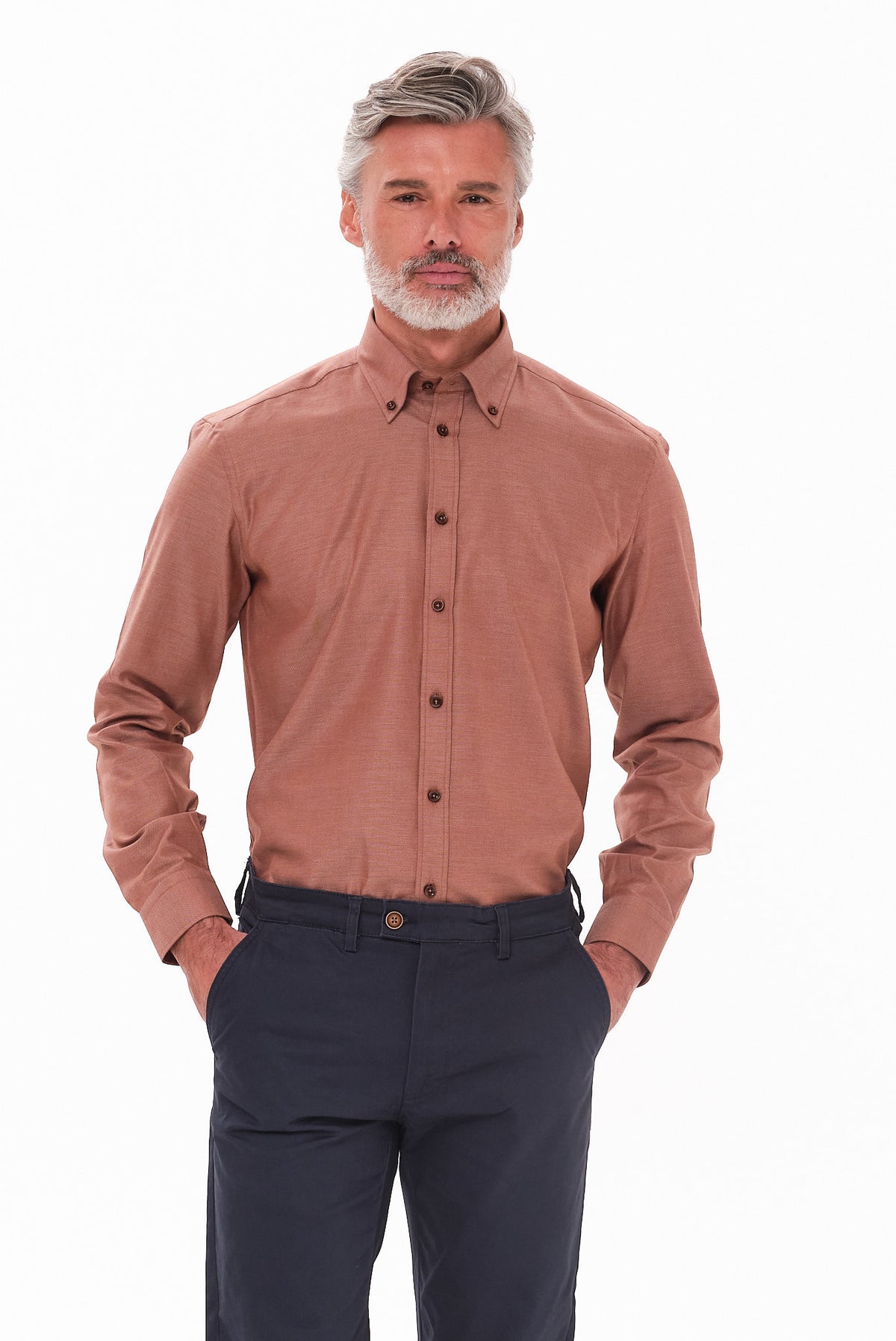 ΑΝΔΡΙΚΟ ΚΕΡΑΜΙΔΙ ΠΟΥΚΑΜΙΣΟ PORTOBELLO'S ME BUTTON DOWN ΓΙΑΚΑ REGULAR FIT