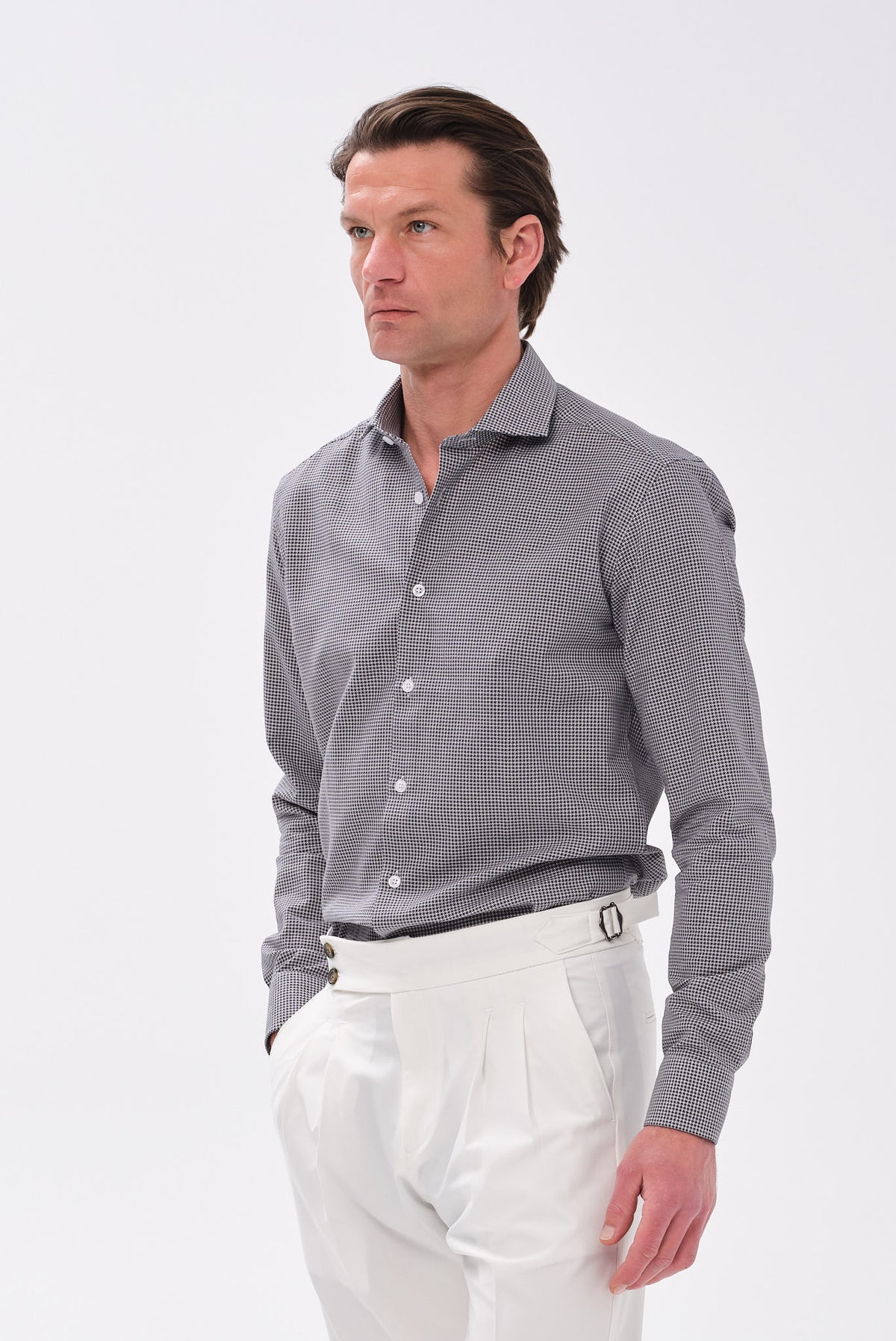 ΑΝΔΡΙΚΟ ΜΠΛΕ ΠΤΙ ΚΑΡΟ ΠΟΥΚΑΜΙΣΟ PORTOBELLO'S ΜΕ REX ΓΙΑΚΑ SLIM FIT