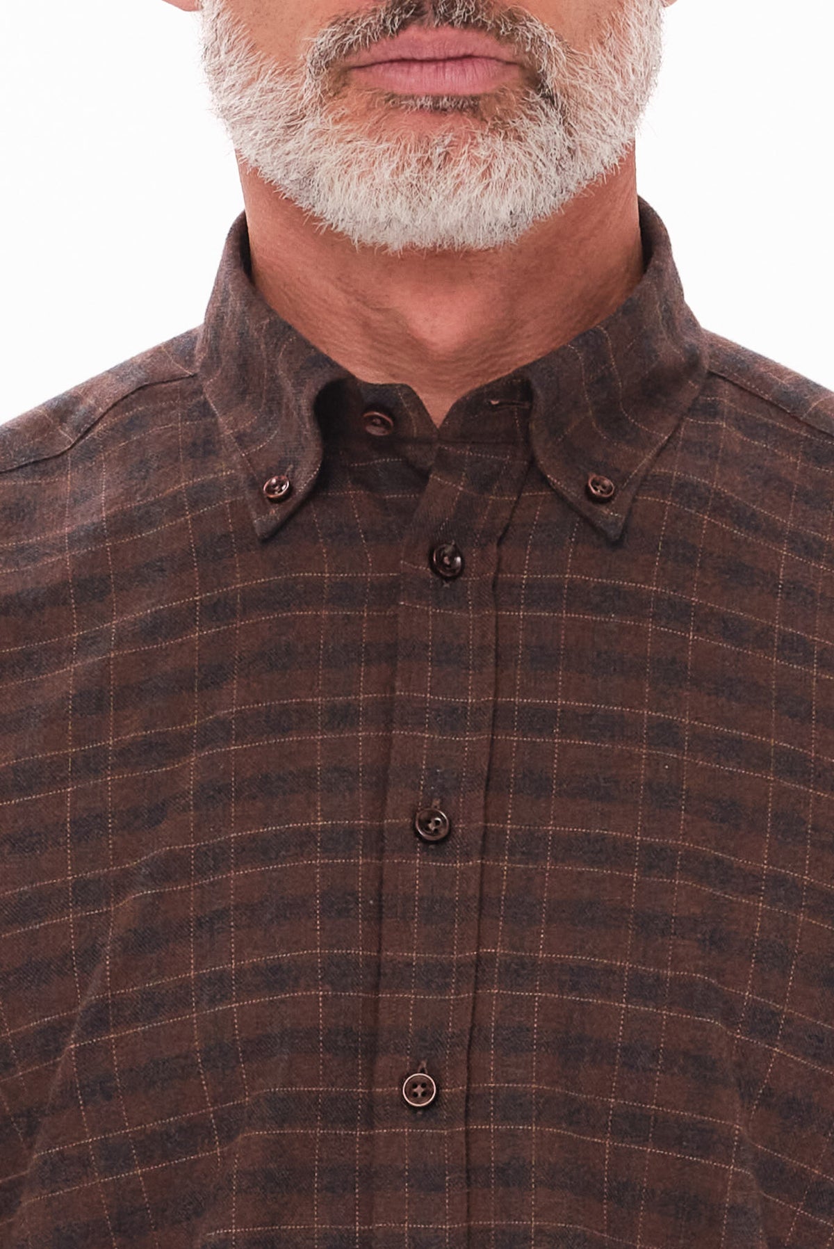 ΑΝΔΡΙΚΟ ΚΑΦΕ ΚΑΡΟ ΠΟΥΚΑΜΙΣΟ PORTOBELLO'S ME BUTTON DOWN ΓΙΑΚΑ REGULAR FIT