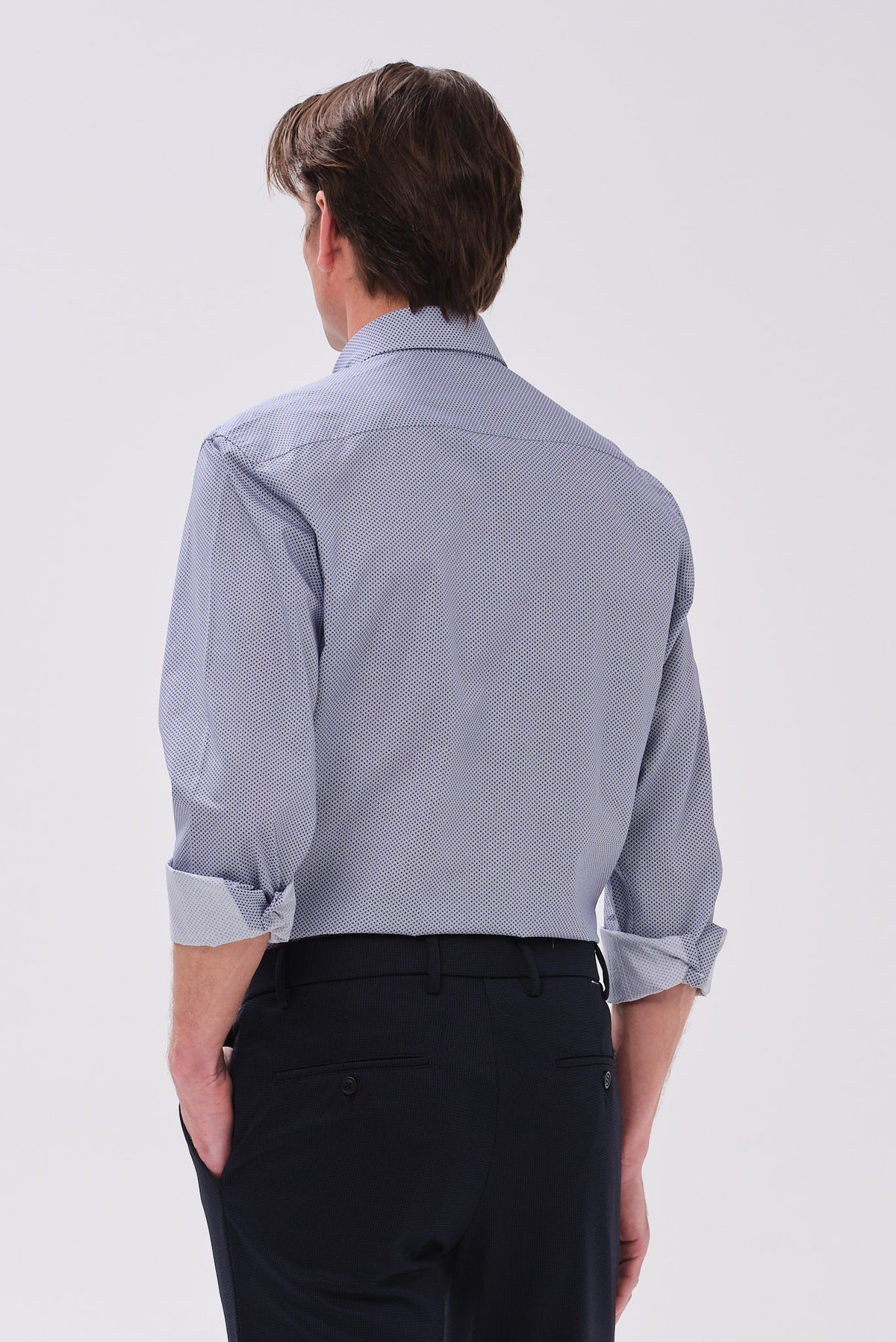 ΑΝΔΡΙΚΟ ΡΙΓΕ ΜΠΛΕ ΠΟΥΚΑΜΙΣΟ PORTOBELLO'S ΜΕ BUTTON DOWN ΓΙΑΚΑ REGULAR FIT