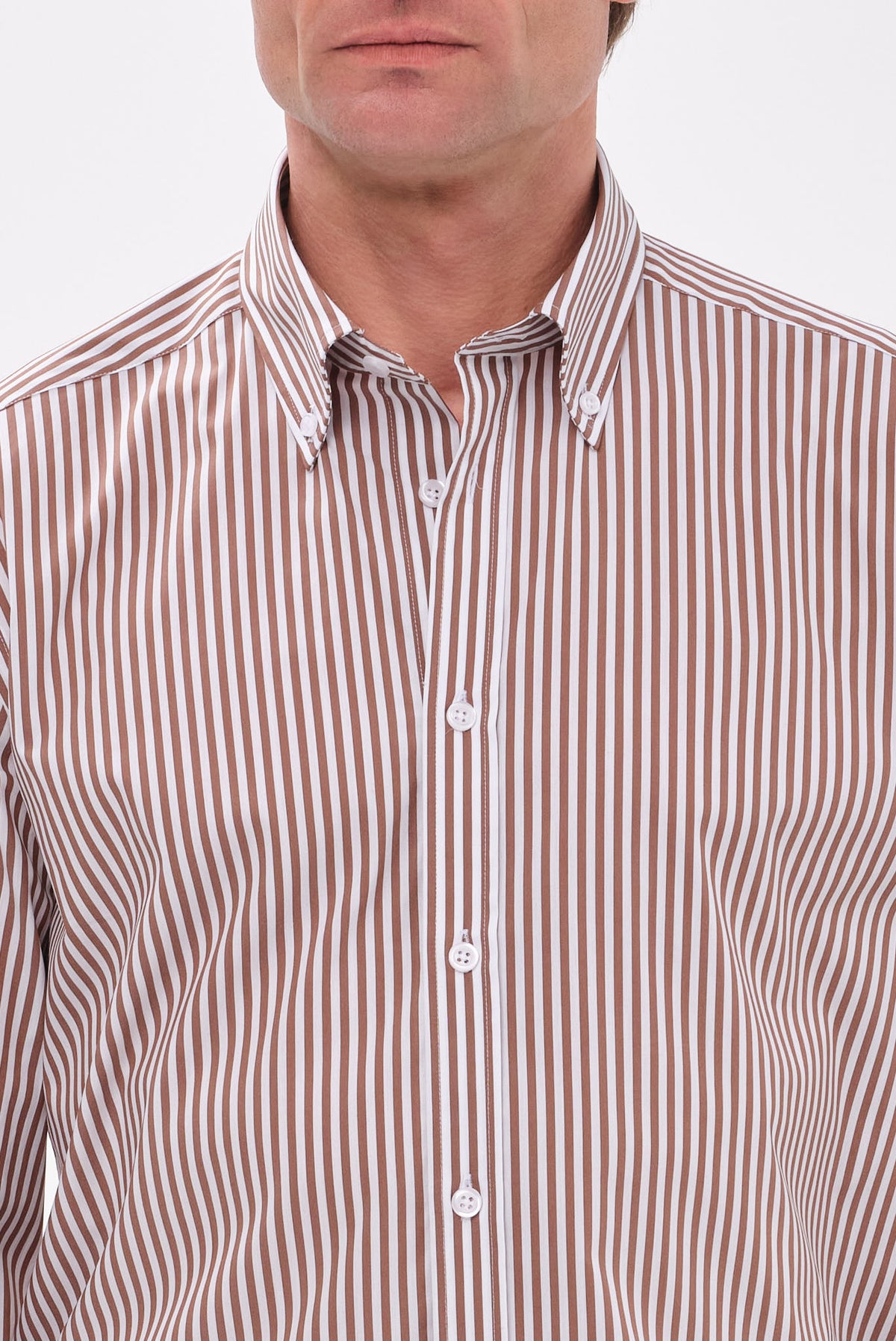 ΑΝΔΡΙΚΟ ΡΙΓΕ ΚΑΦΕ ΠΟΥΚΑΜΙΣΟ PORTOBELLO'S ΜΕ BUTTON DOWN ΓΙΑΚΑ REGULAR FIT