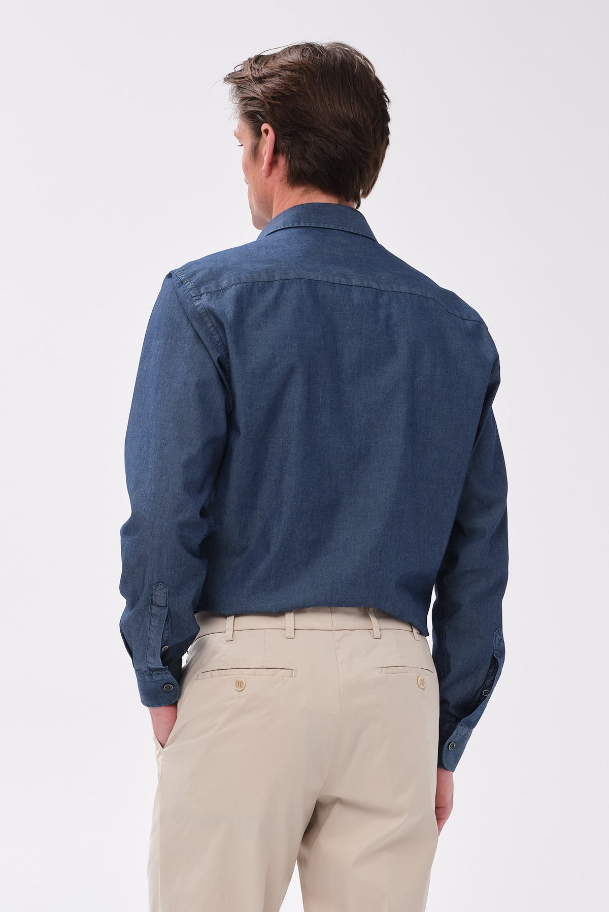 ΑΝΔΡΙΚΟ JEAN ΠΟΥΚΑΜΙΣΟ PORTOBELLO'S ΜΕ REX ΓΙΑΚΑ REGULAR FIT