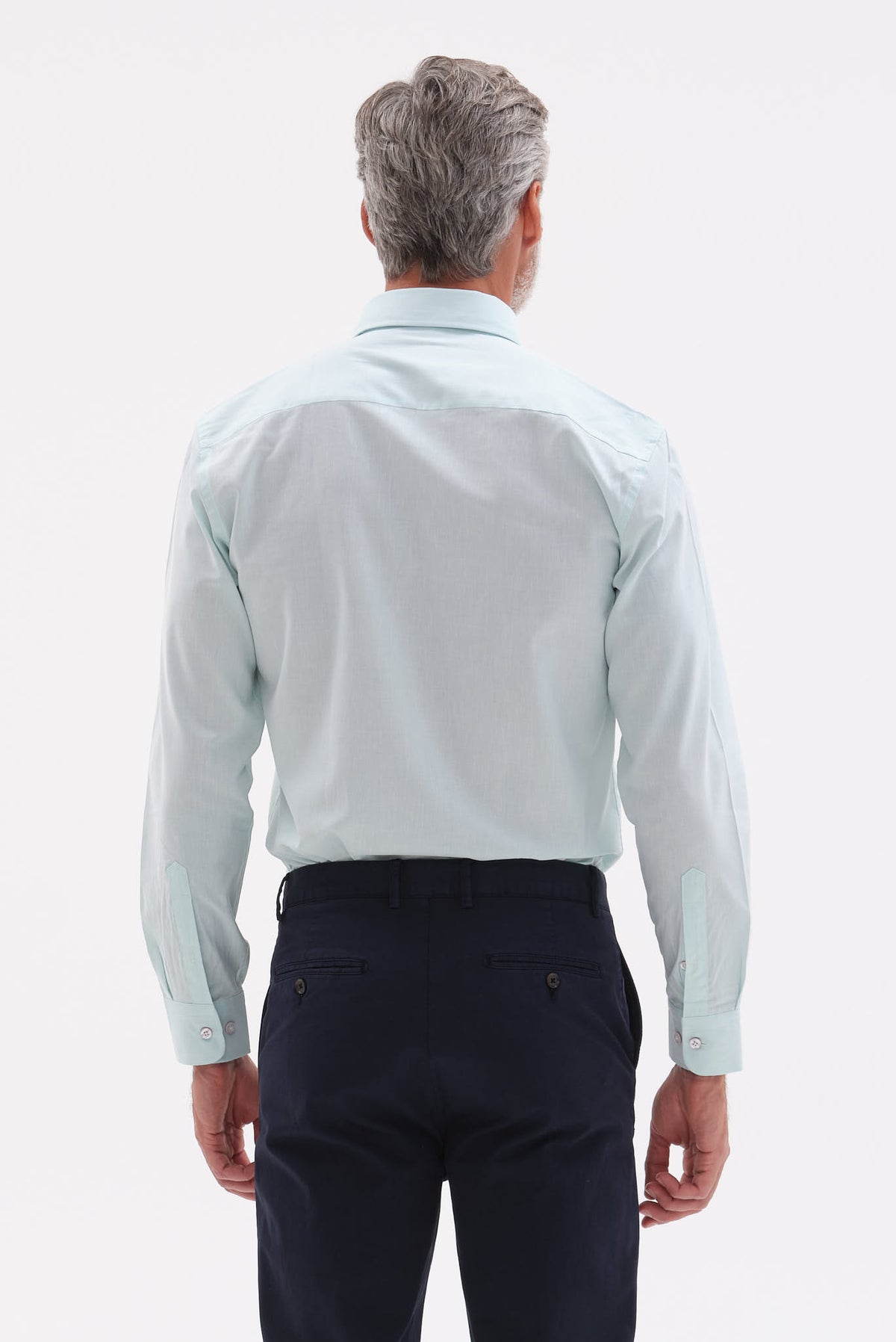 ΑΝΔΡΙΚΟ ΠΟΥΚΑΜΙΣΟ PORTOBELLO'S ΣΕ ΧΡΩΜΑ ΜΕΝΤΑΣ ΜΕ BUTTON DOWN ΓΙΑΚΑ REGULAR FIT