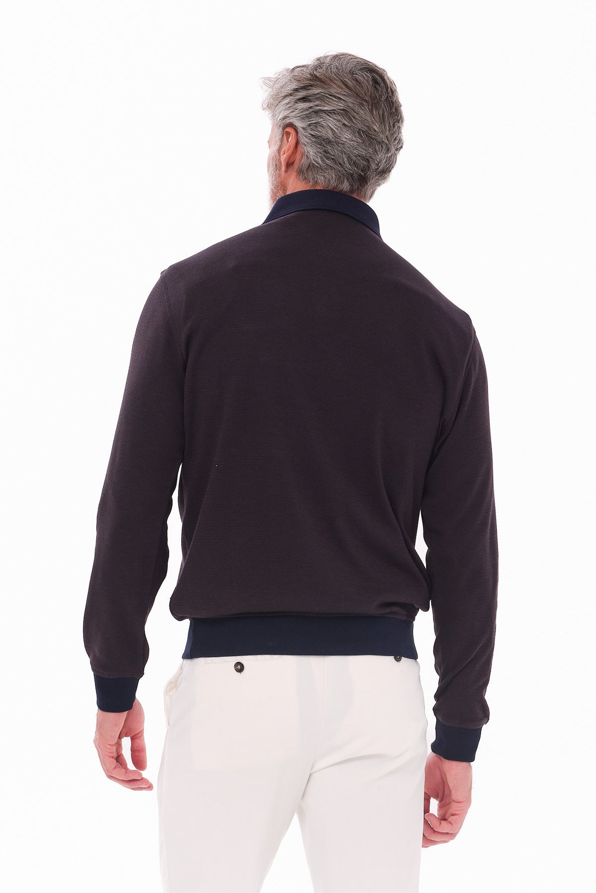 ΑΝΔΡΙΚΟ ΚΑΦΕ POLO ΜΑΚΡΥΜΑΝΙΚΟ PORTOBELLO'S REGULAR FIT