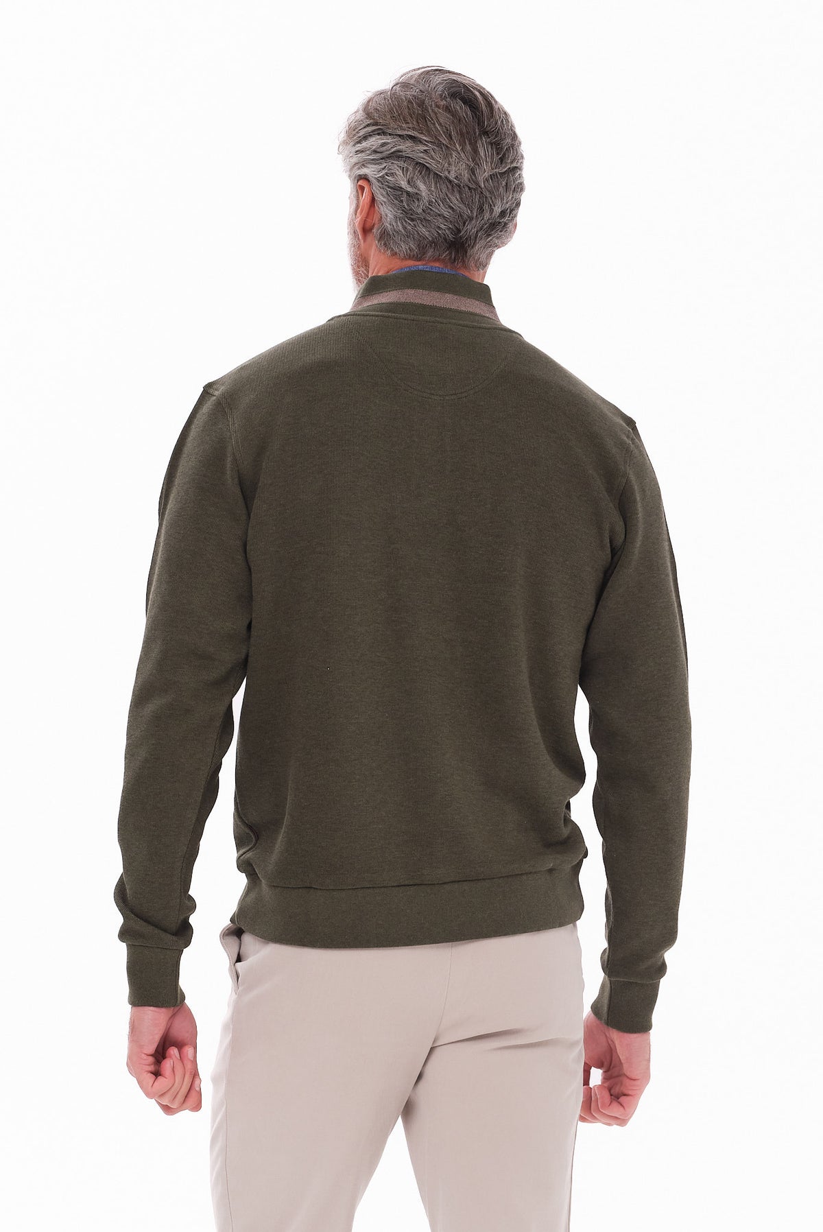 ΑΝΔΡΙΚΟ ΛΑΔΙ ΠΟΥΛΟΒΕΡ LUPETTO ZIP PORTOBELLO'S REGULAR FIT
