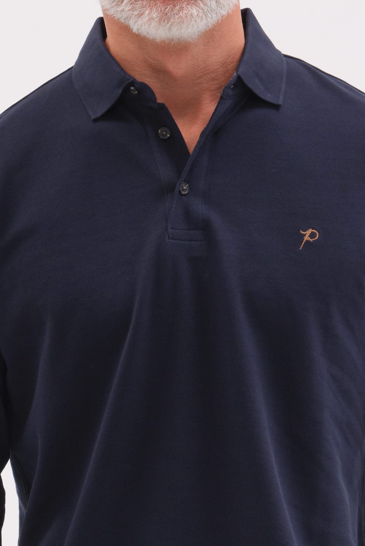 ΑΝΔΡΙΚΟ ΜΠΛΕ ΜΑΚΡΥΜΑΝΙΚΟ PIQUE POLO PORTOBELLO'S