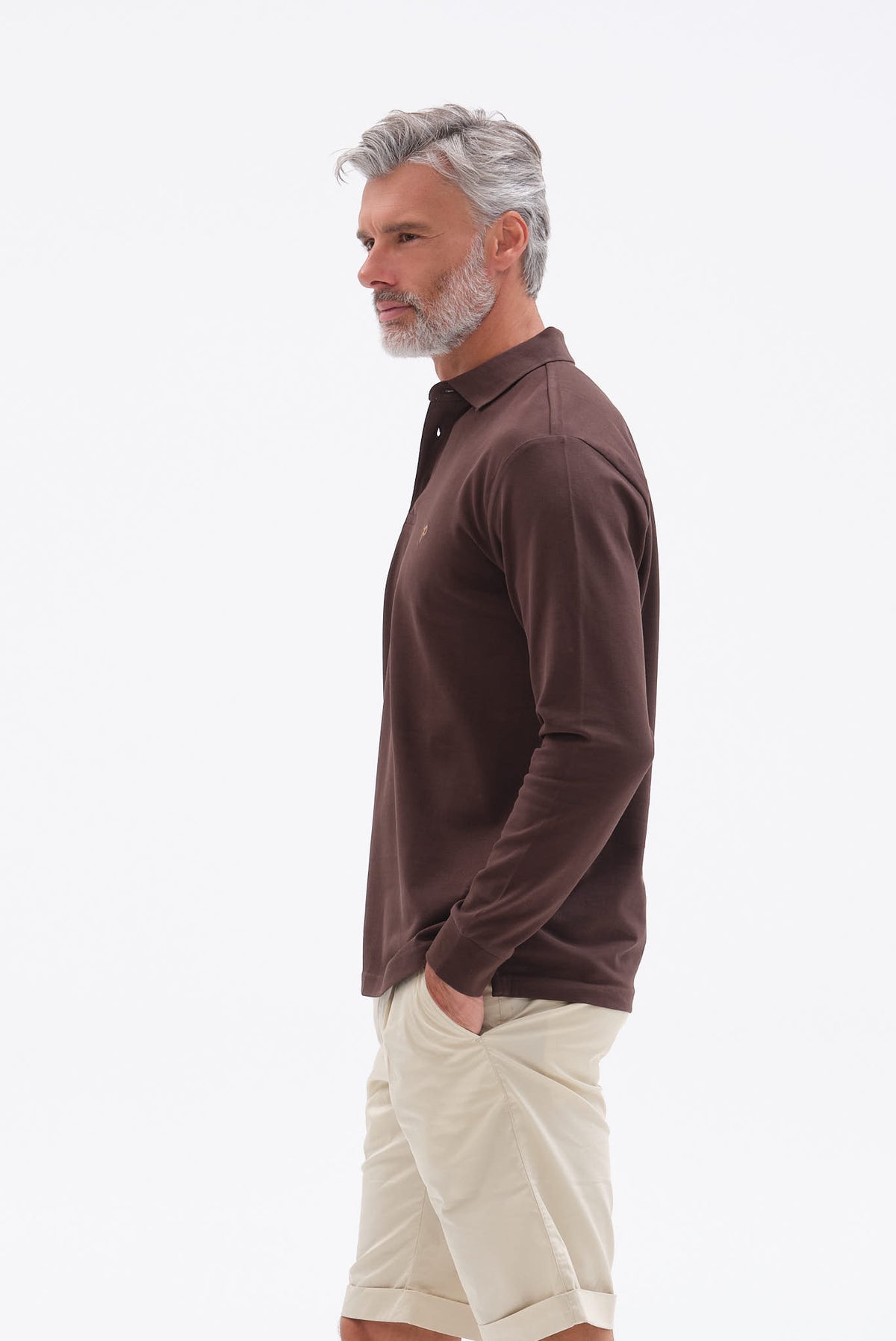 ΑΝΔΡΙΚΟ ΚΑΦΕ ΜΑΚΡΥΜΑΝΙΚΟ PIQUE POLO PORTOBELLO'S