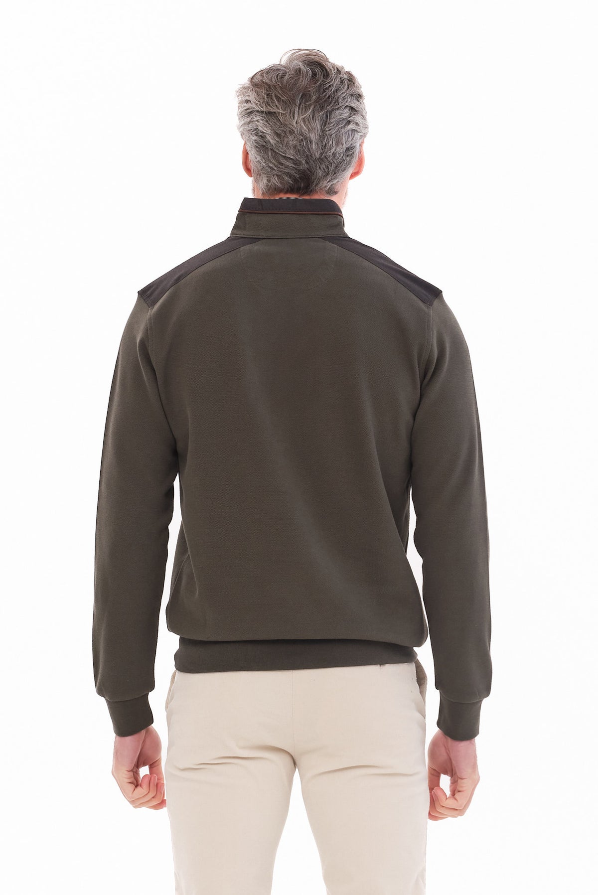 ΑΝΔΡΙΚΟ ΛΑΔΙ ΠΟΥΛΟΒΕΡ LUPETTO ZIP PORTOBELLO'S REGULAR FIT