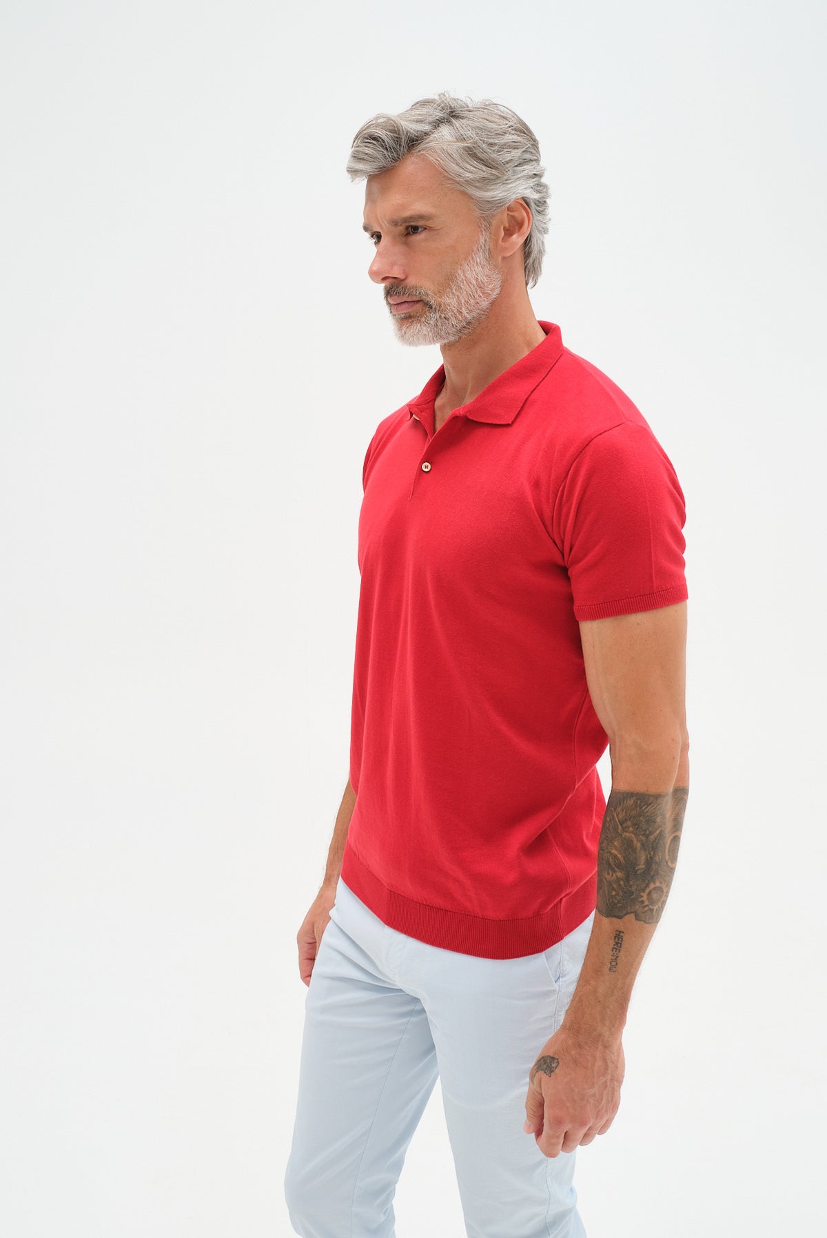 ΑΝΔΡΙΚΟ ΚΟΚΚΙΝΟ ΚΟΝΤΟΜΑΝΙΚΟ POLO PORTOBELLO'S REGULAR FIT