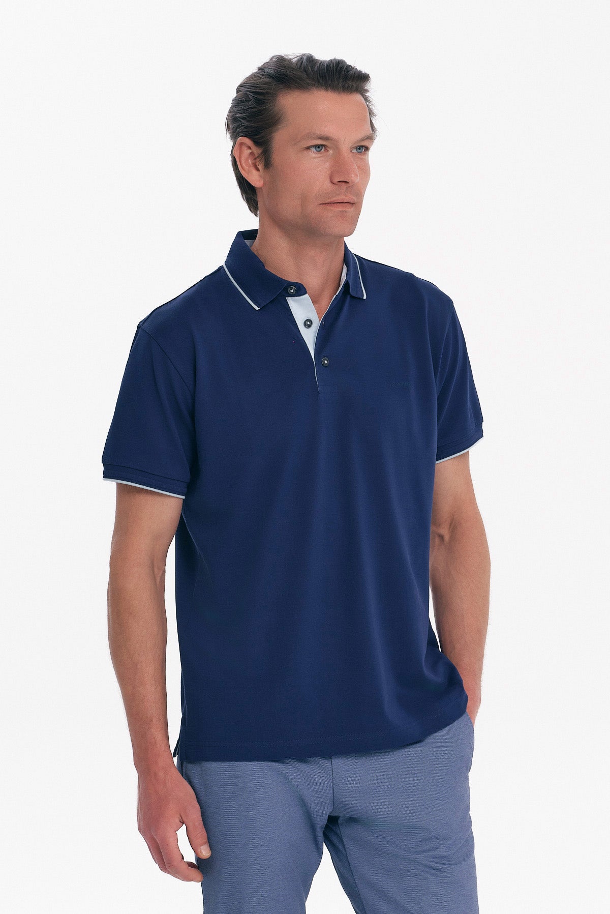 ΑΝΔΡΙΚΟ ΡΑΦ POLO COTTON PIMA REGULAR FIT PORTOBELLO'S