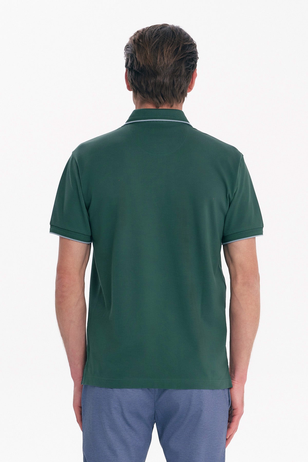 ΑΝΔΡΙΚΟ ΠΡΑΣΙΝΟ POLO COTTON PIMA REGULAR FIT PORTOBELLO'S