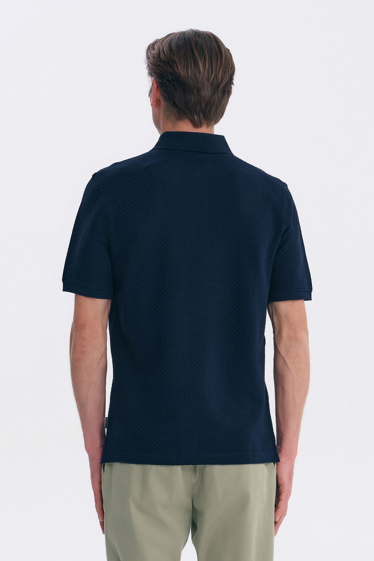 ΑΝΔΡΙΚΟ ΜΠΛΕ ΠΛΕΚΤΟ POLO REGULAR FIT BUGATTI
