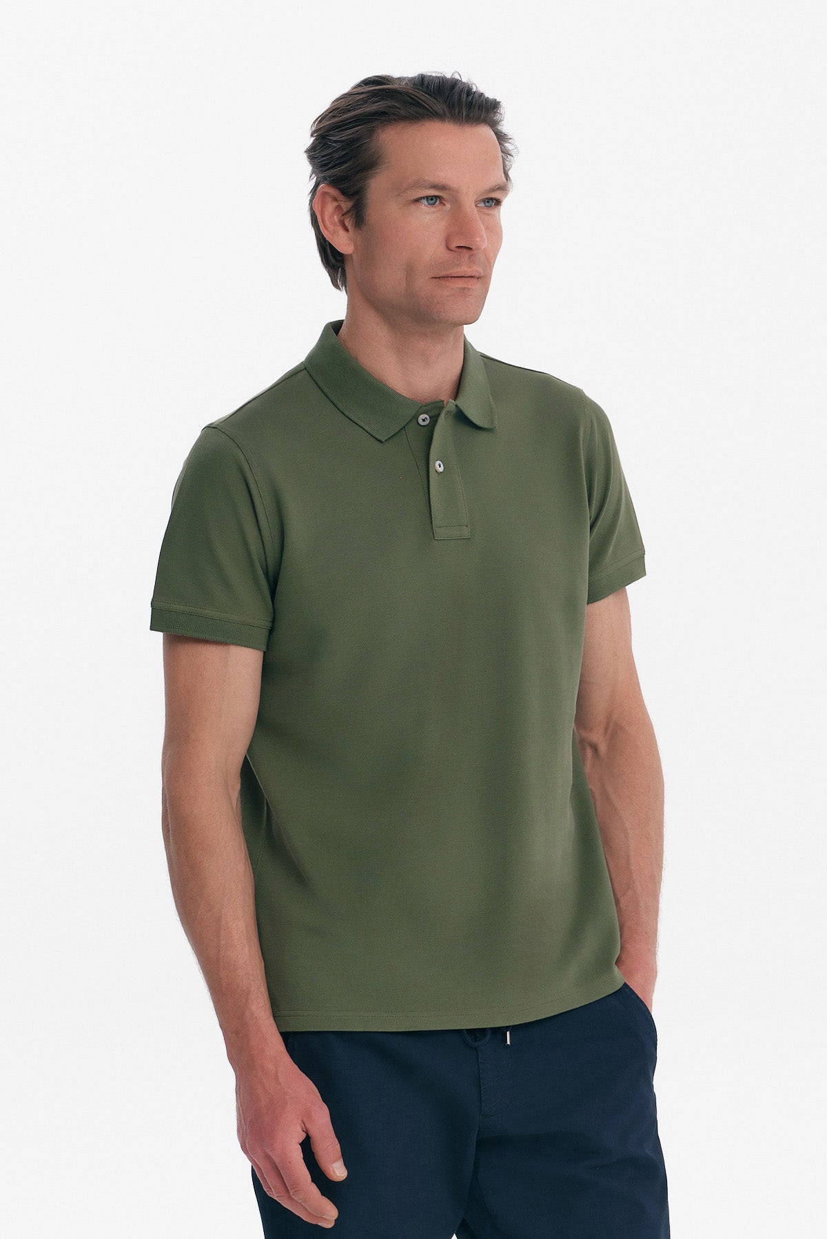 ΑΝΔΡΙΚΟ ΜΟΝΟΧΡΩΜΟ ΛΑΔΙ POLO REGULAR FIT PORTOBELLO'S