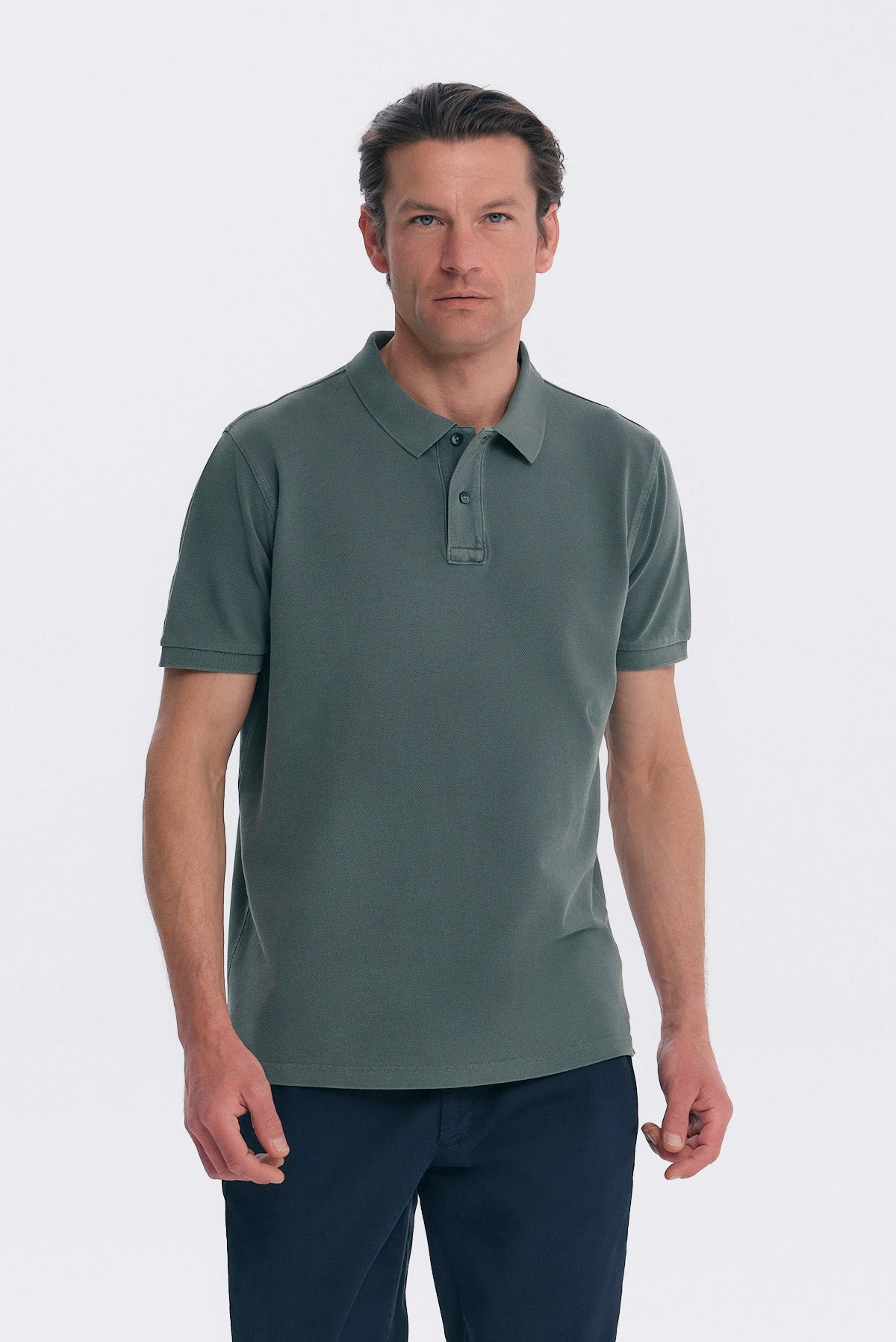 ΑΝΔΡΙΚΟ ΛΑΔΙ ΚΟΝΤΟΜΑΝΙΚΟ POLO GARMENT DYED PORTOBELLO'S