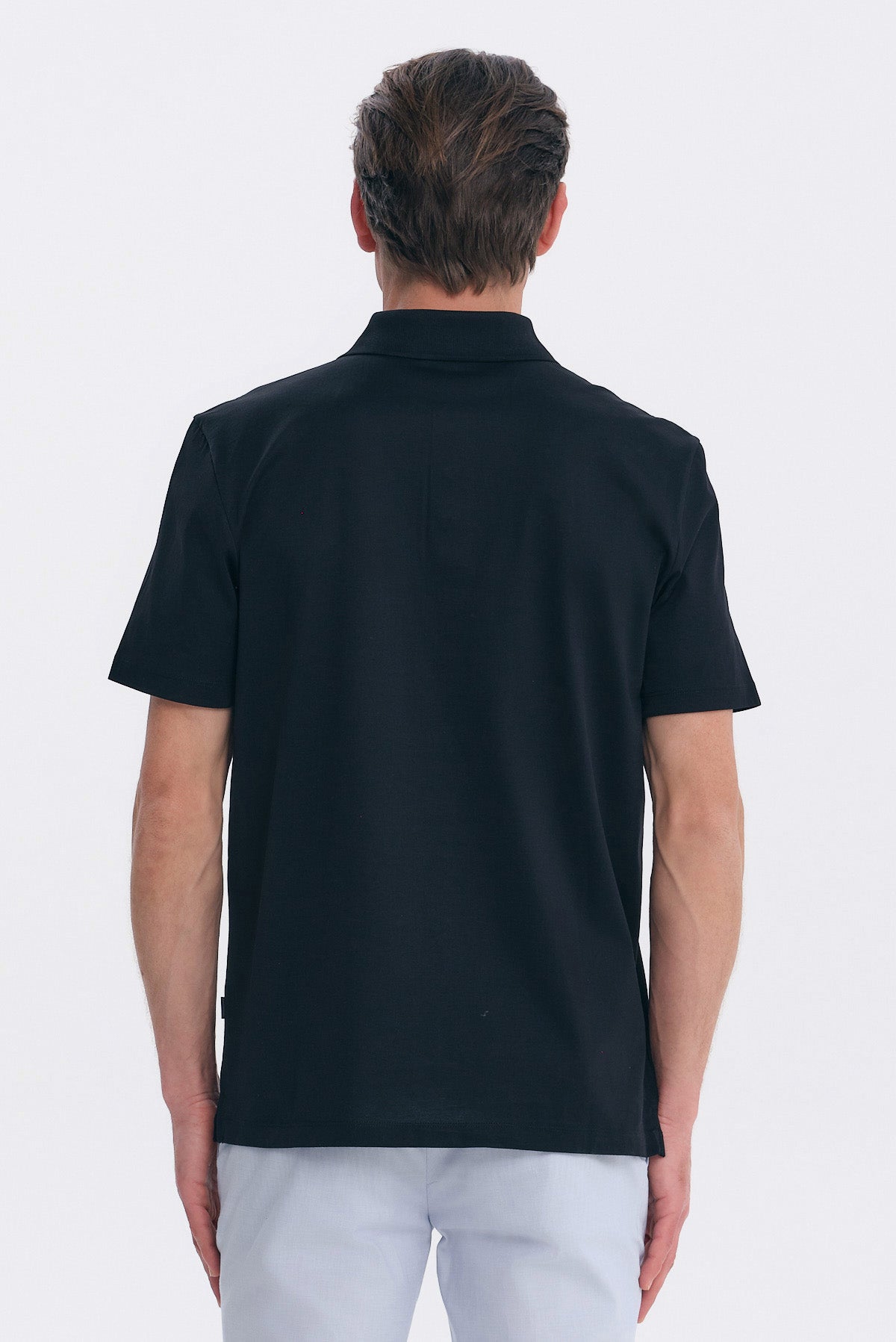 ΑΝΔΡΙΚΟ ΛΑΔΙ ΜΟΝΟΧΡΩΜΟ ΚΟΝΤΟΜΑΝΙΚΟ POLO JERSEY PORTOBELLO'S