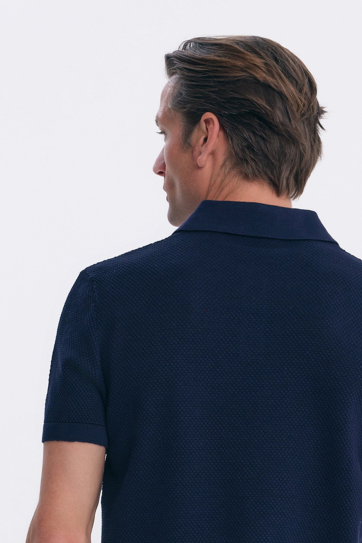 ΑΝΔΡΙΚΟ ΜΠΛΕ ΠΛΕΚΤΟ POLO REGULAR FIT PORTOBELLO'S
