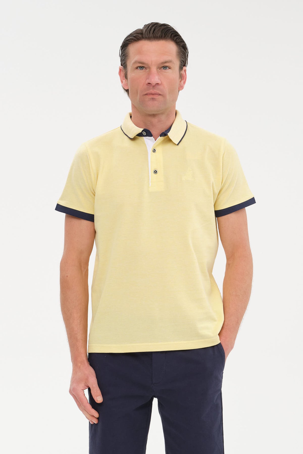 ΑΝΔΡΙΚΟ ΚΙΤΡΙΝΟ ΚΟΝΤΟΜΑΝΙΚΟ POLO PIQUE PORTOBELLO'S REGULAR FIT