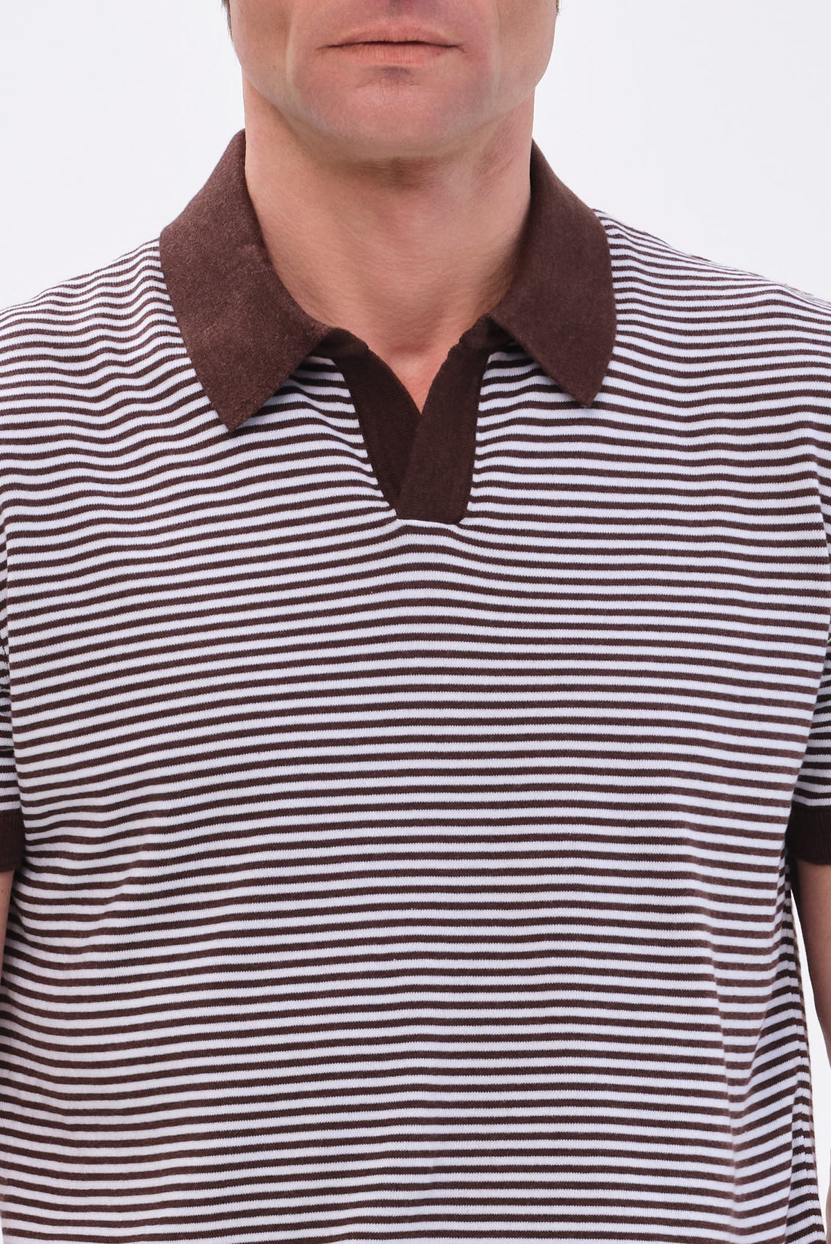 ΑΝΔΡΙΚΟ ΚΑΦΕ ΡΙΓΕ ΠΛΕΚΤΟ ΚΟΝΤΟΜΑΝΙΚΟ POLO PORTOBELLO'S REGULAR FIT