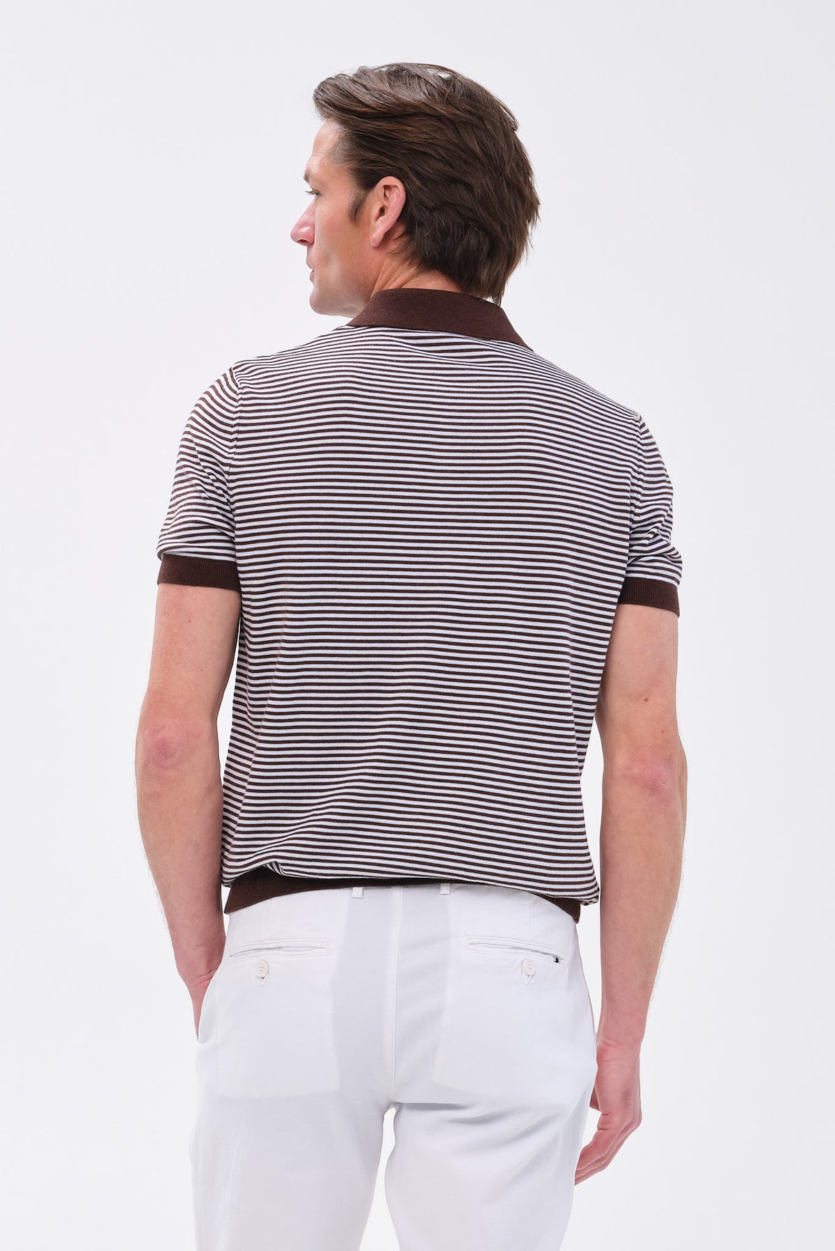 ΑΝΔΡΙΚΟ ΚΑΦΕ ΡΙΓΕ ΠΛΕΚΤΟ ΚΟΝΤΟΜΑΝΙΚΟ POLO PORTOBELLO'S REGULAR FIT