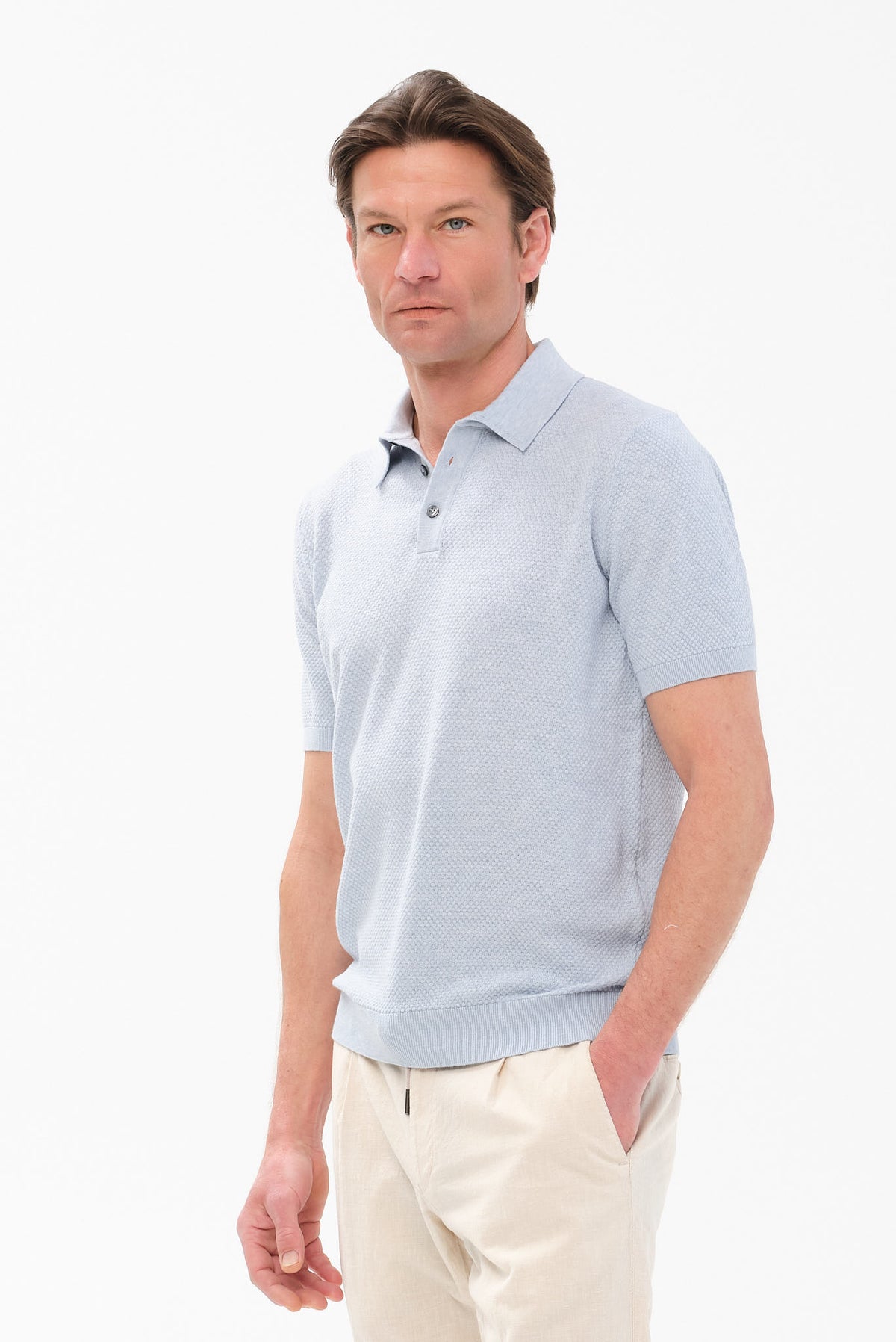 ΑΝΔΡΙΚΟ ΣΙΕΛ ΠΛΕΚΤΟ ΚΟΝΤΟΜΑΝΙΚΟ POLO PORTOBELLO'S REGULAR FIT