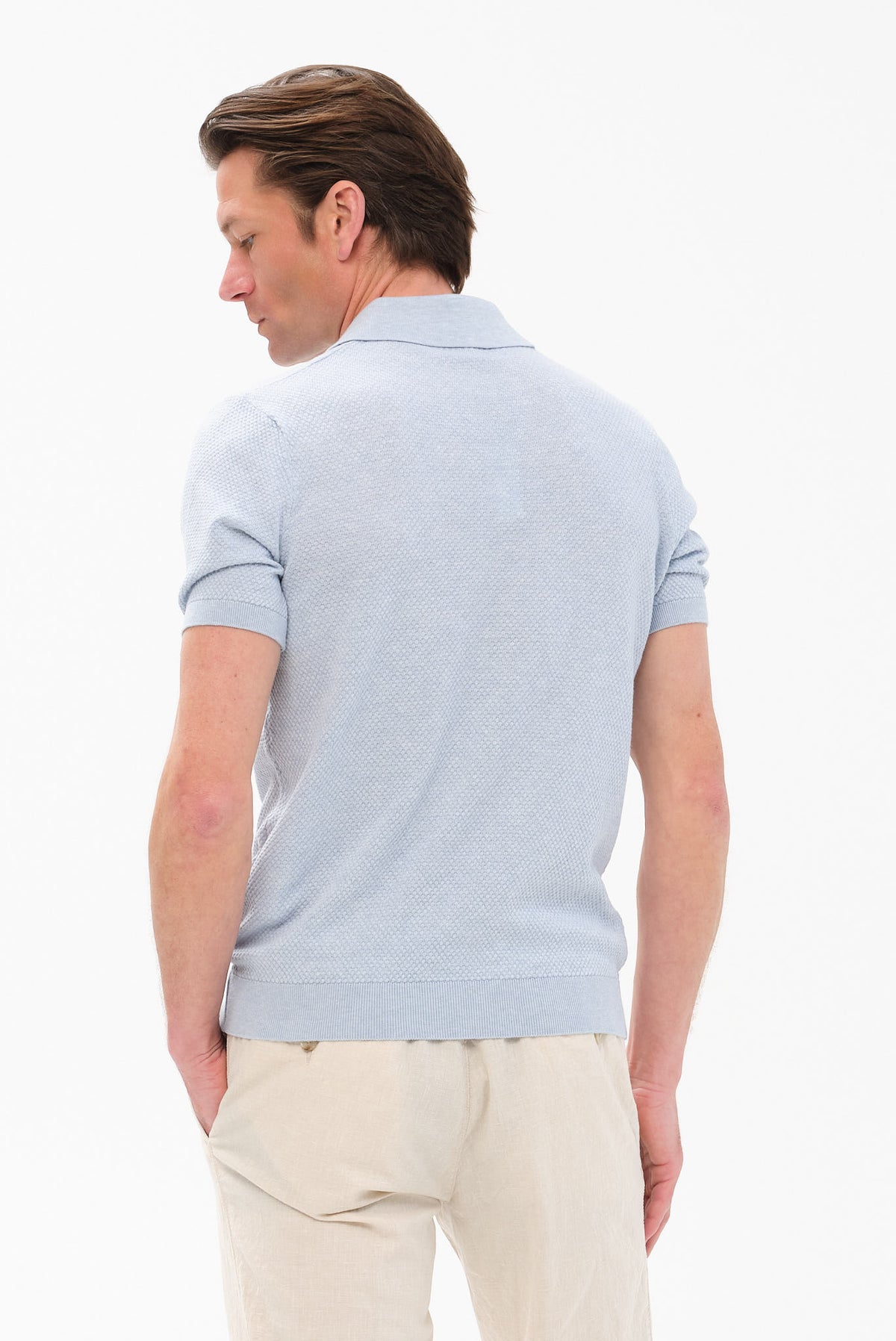 ΑΝΔΡΙΚΟ ΣΙΕΛ ΠΛΕΚΤΟ ΚΟΝΤΟΜΑΝΙΚΟ POLO PORTOBELLO'S REGULAR FIT