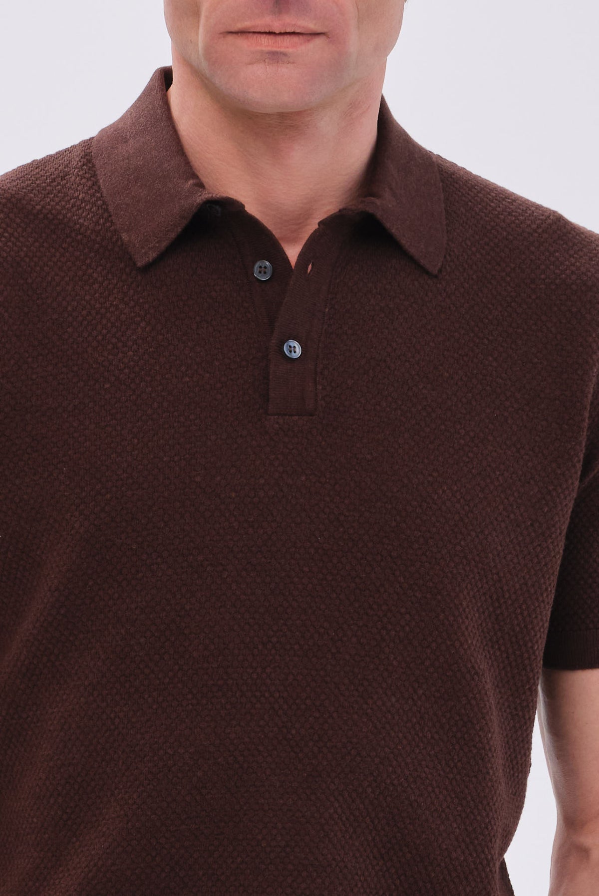 ΑΝΔΡΙΚΟ ΚΑΦΕ ΠΛΕΚΤΟ ΚΟΝΤΟΜΑΝΙΚΟ POLO PORTOBELLO'S REGULAR FIT