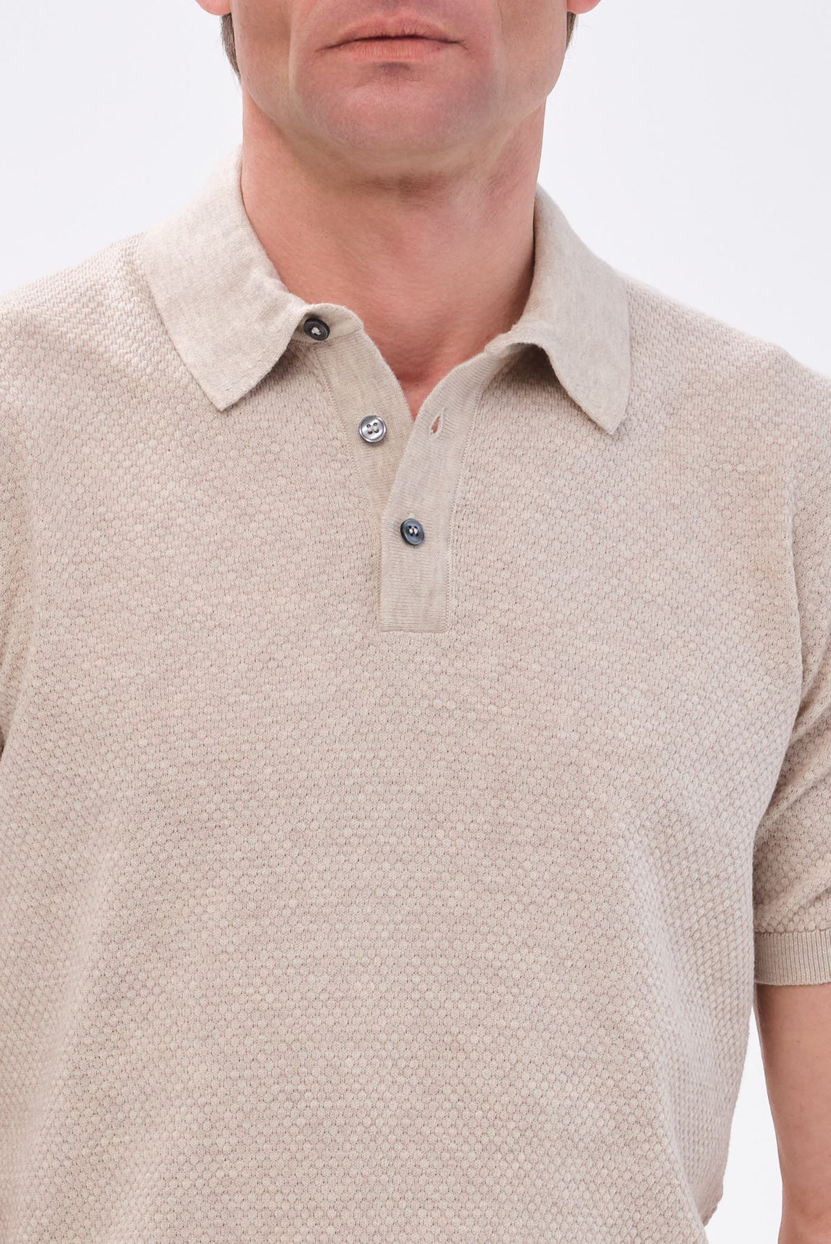 ΑΝΔΡΙΚΟ ΜΠΕΖ ΣΚΟΥΡΟ ΠΛΕΚΤΟ ΚΟΝΤΟΜΑΝΙΚΟ POLO PORTOBELLO'S REGULAR FIT