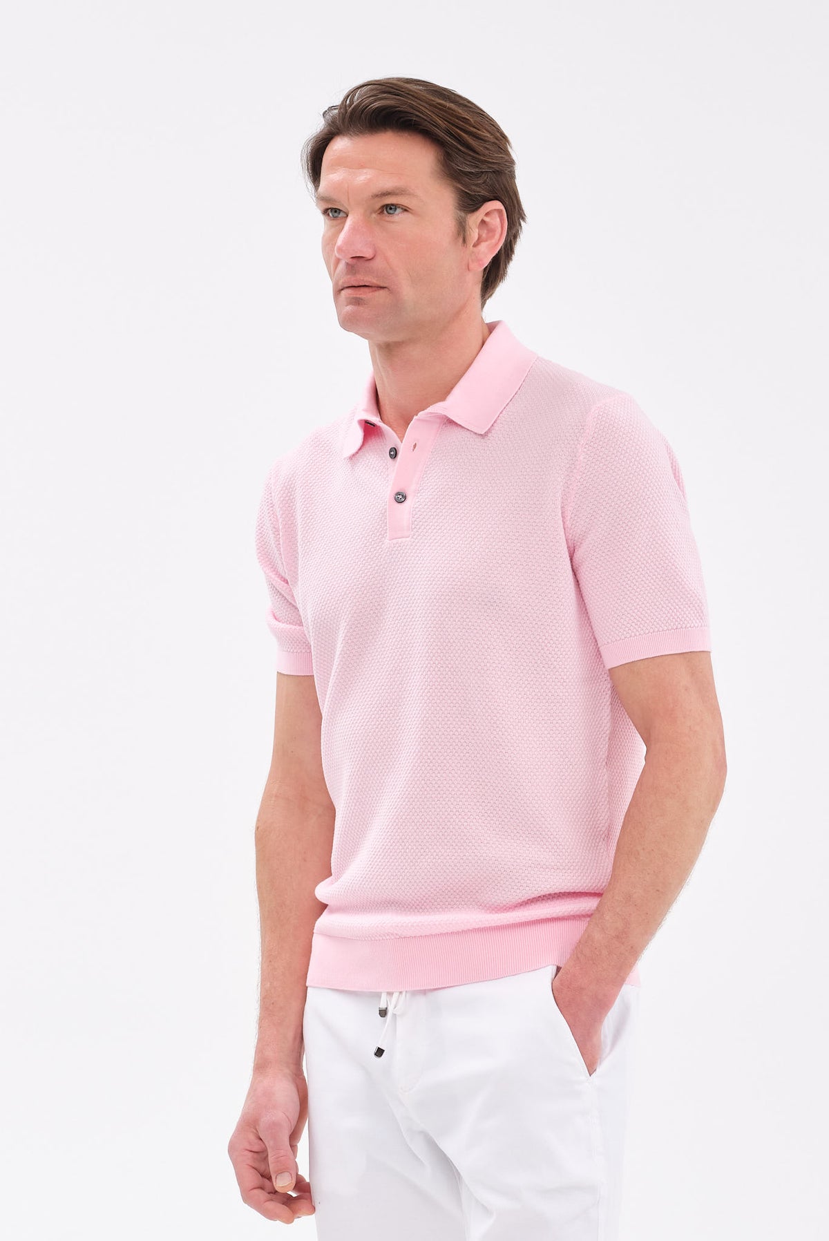 ΑΝΔΡΙΚΟ ΡΟΖ ΠΛΕΚΤΟ ΚΟΝΤΟΜΑΝΙΚΟ POLO PORTOBELLO'S REGULAR FIT
