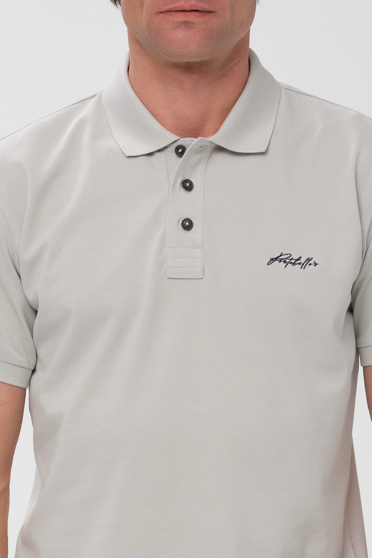 ΑΝΔΡΙΚΟ ΓΚΡΙ ΑΝΟΙΧΤΟ ΚΟΝΤΟΜΑΝΙΚΟ POLO PORTOBELLO'S REGULAR FIT