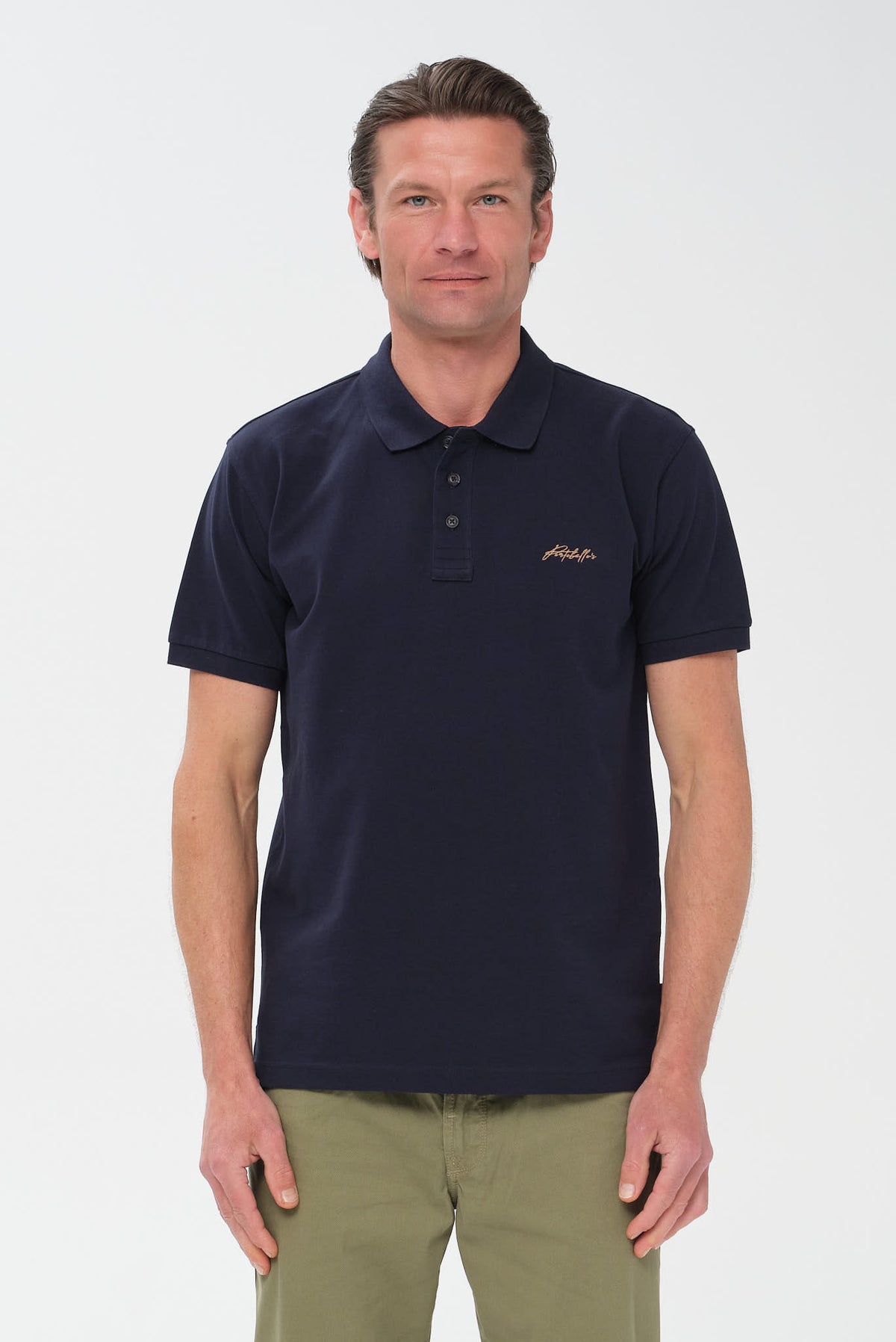 ΑΝΔΡΙΚΟ ΜΠΛΕ ΚΟΝΤΟΜΑΝΙΚΟ POLO PORTOBELLO'S REGULAR FIT