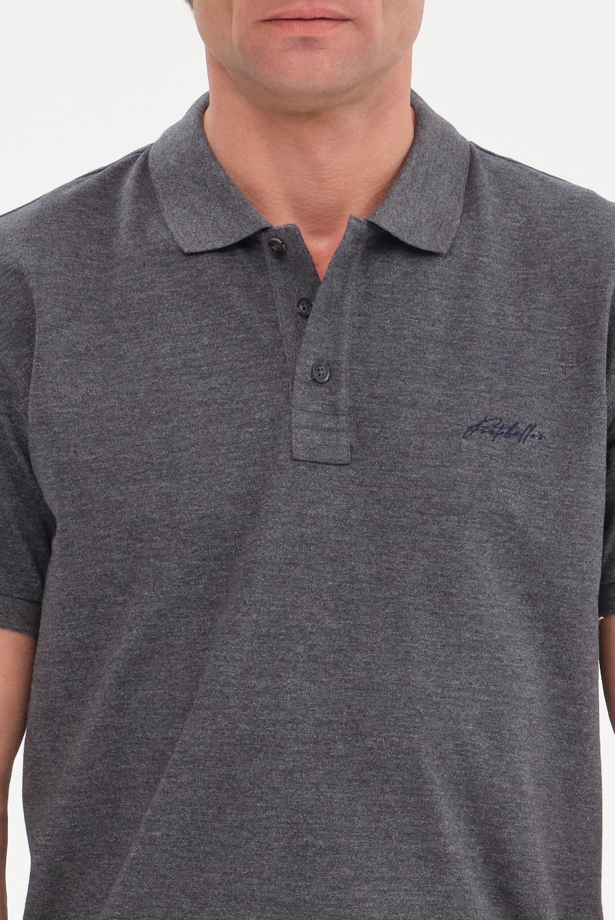 ΑΝΔΡΙΚΟ ΣΚΟΥΡΟ ΓΚΡΙ ΚΟΝΤΟΜΑΝΙΚΟ POLO PORTOBELLO'S REGULAR FIT
