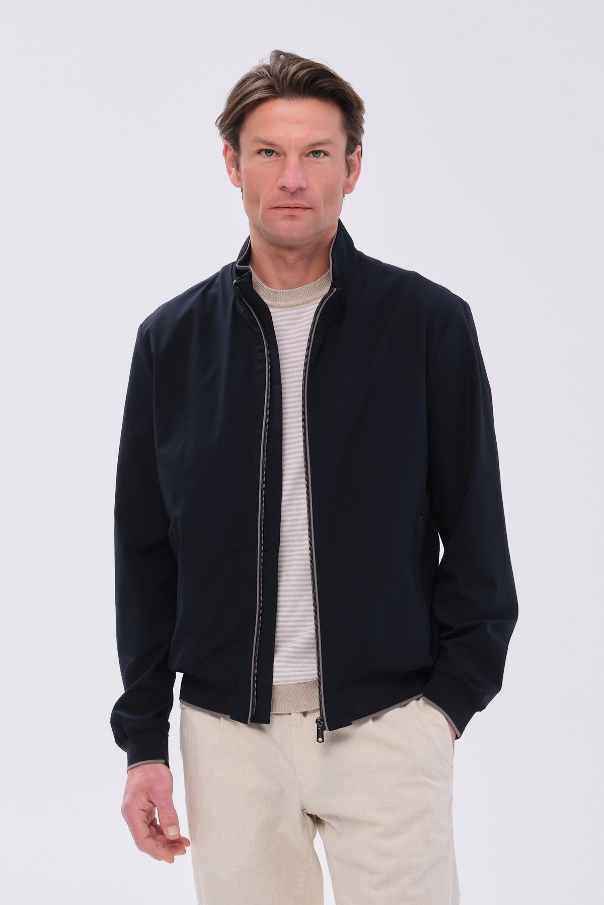 ΑΝΔΡΙΚΟ ΜΠΛΕ JACKET MILESTONE REGULAR FIT