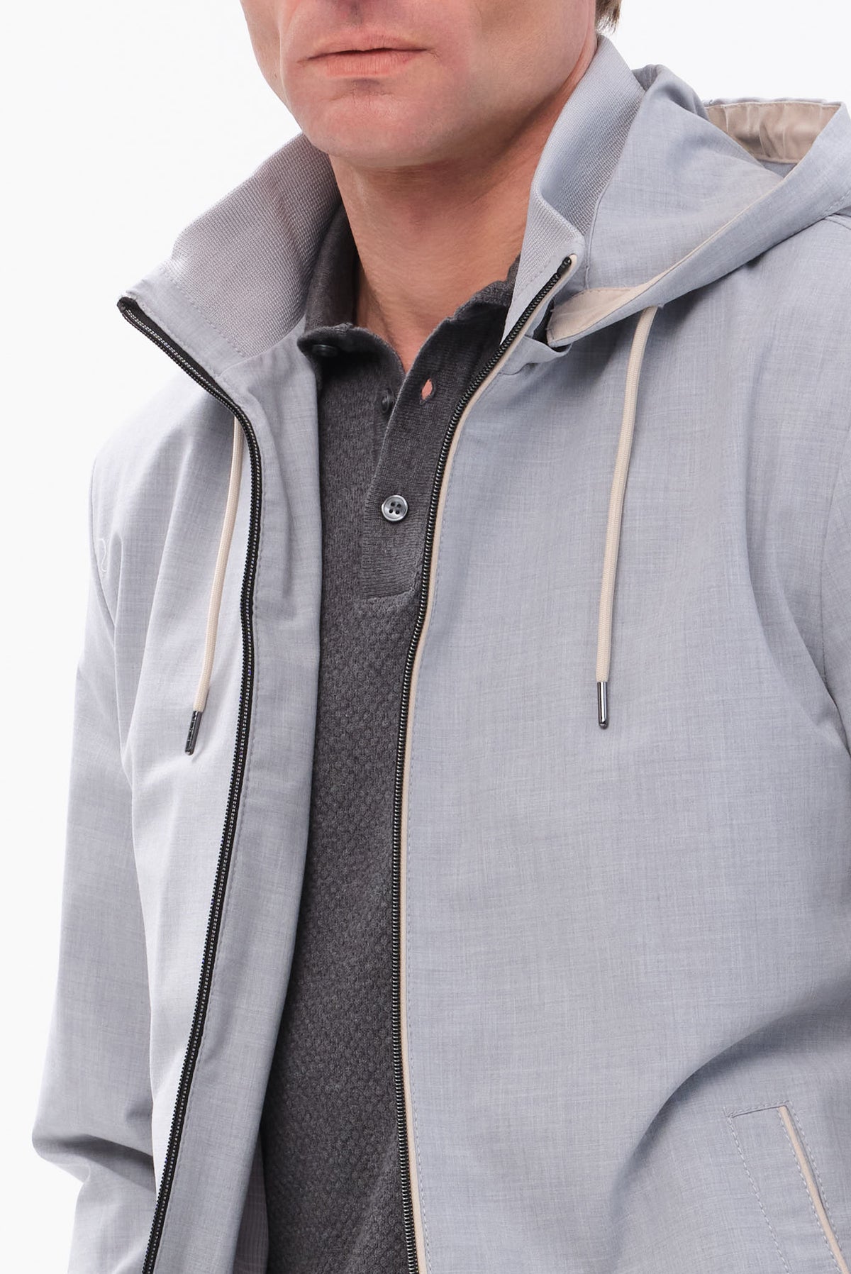 ΑΝΔΡΙΚΟ ΓΚΡΙ ΑΝΟΙΧΤΟ JACKET MILESTONE REGULAR FIT