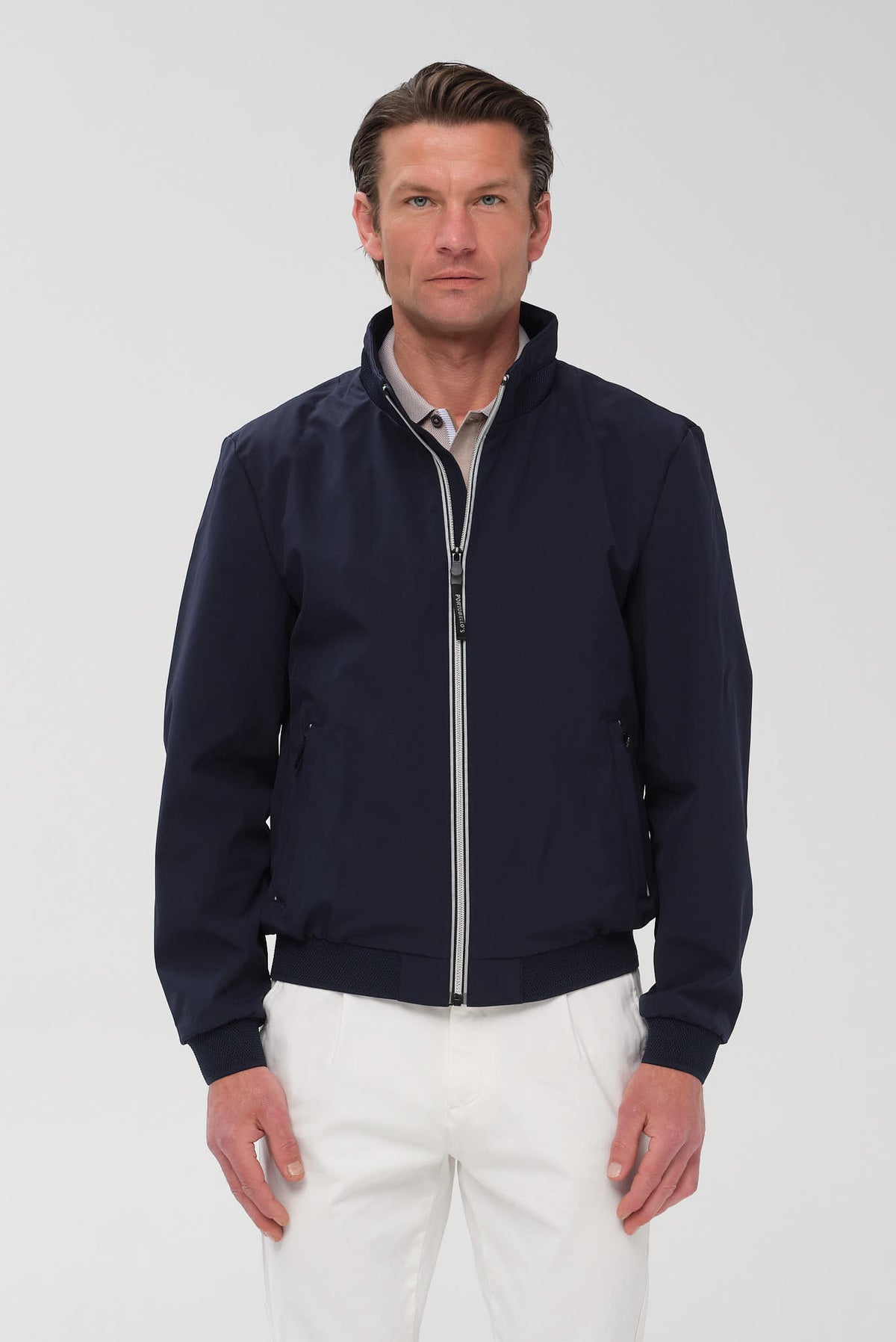 ΑΝΔΡΙΚΟ ΜΠΛΕ JACKET PORTOBELLO'S REGULAR FIT
