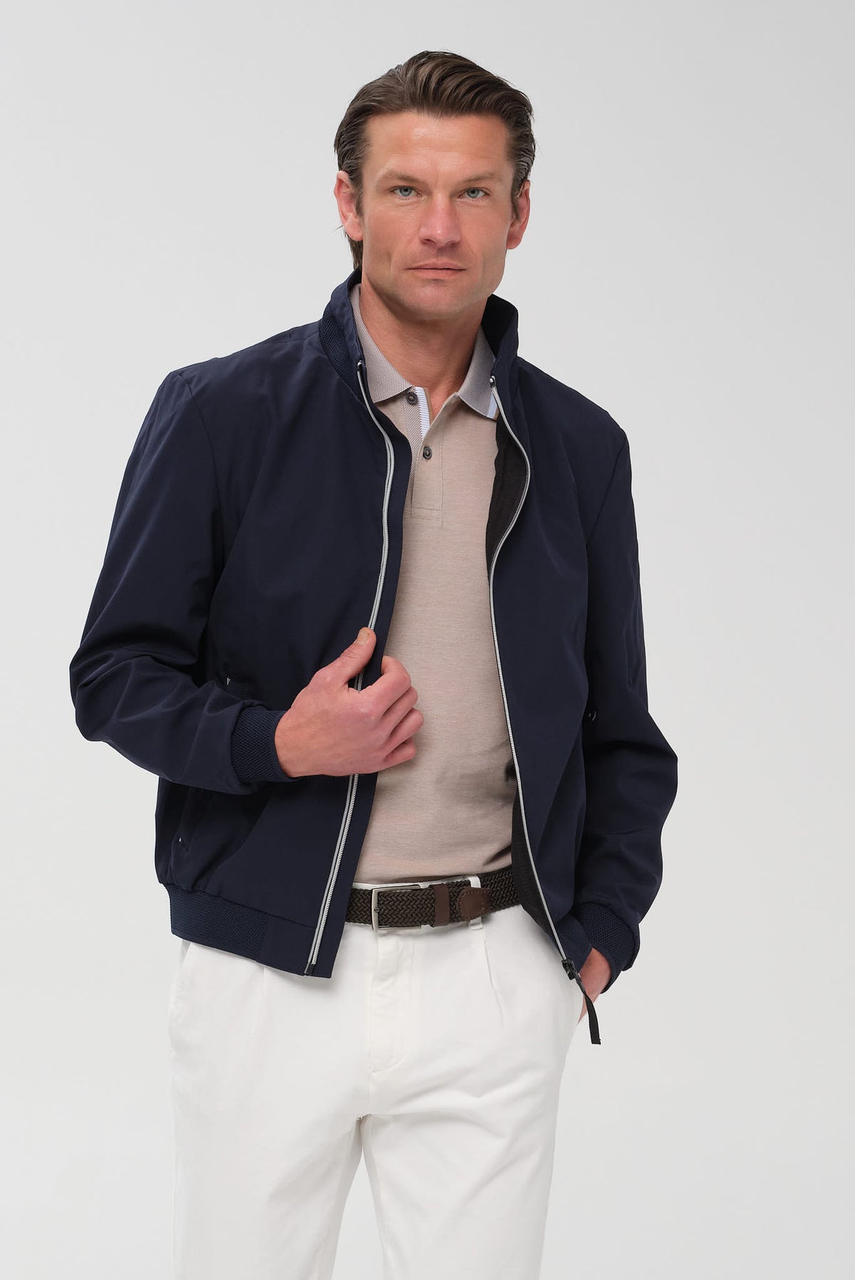 ΑΝΔΡΙΚΟ ΜΠΛΕ JACKET PORTOBELLO'S REGULAR FIT