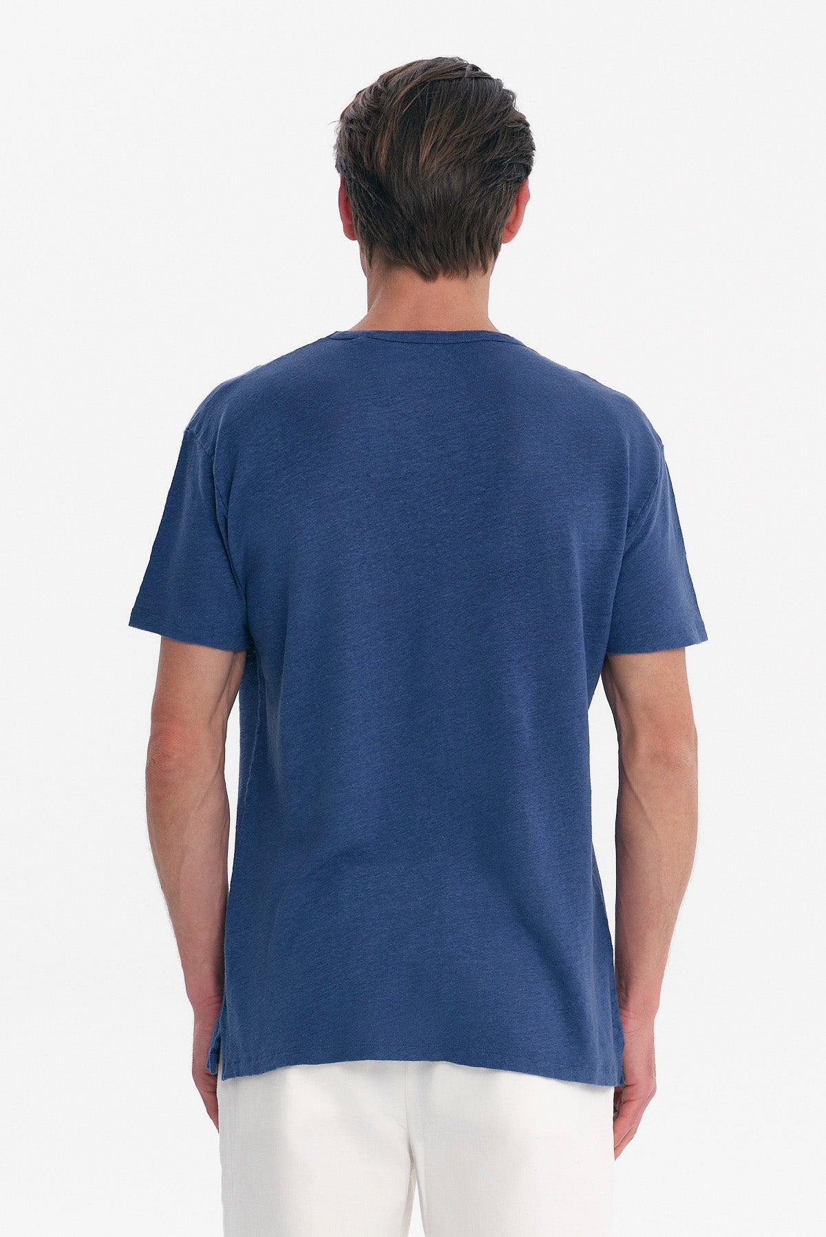 ΑΝΔΡΙΚΟ ΡΑΦ ΚΟΝΤΟΜΑΝΙΚΟ T-SHIRT ΛΙΝΟ REGULAR FIT PORTOBELLO'S