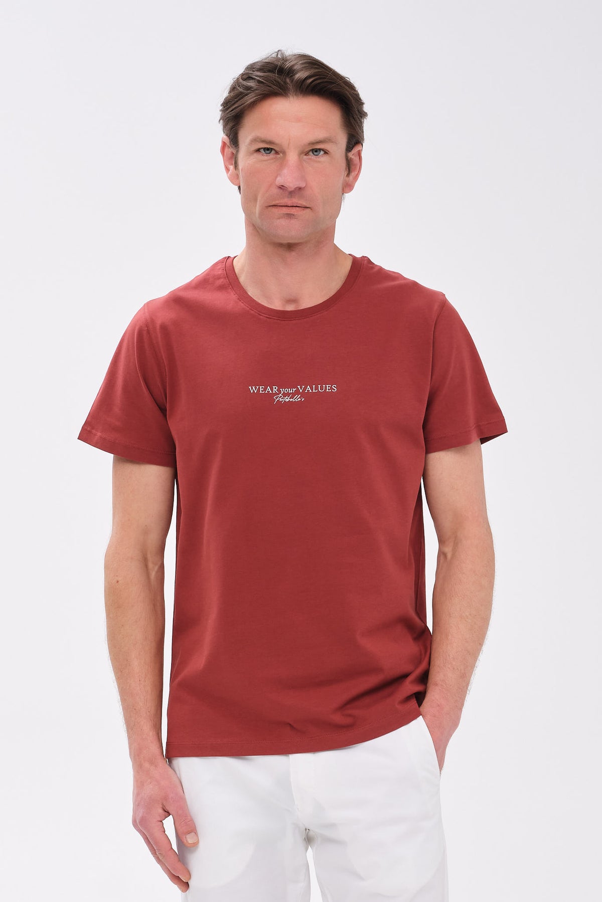 PORTOBELLO'S SIGNATURE ΚΕΡΑΜΙΔΙ T-SHIRT "WEAR YOUR VALUES" EDITION