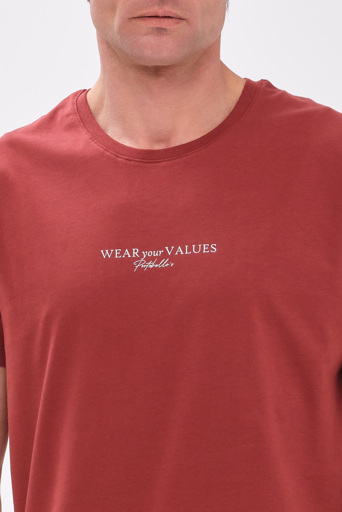 PORTOBELLO'S SIGNATURE ΚΕΡΑΜΙΔΙ T-SHIRT "WEAR YOUR VALUES" EDITION
