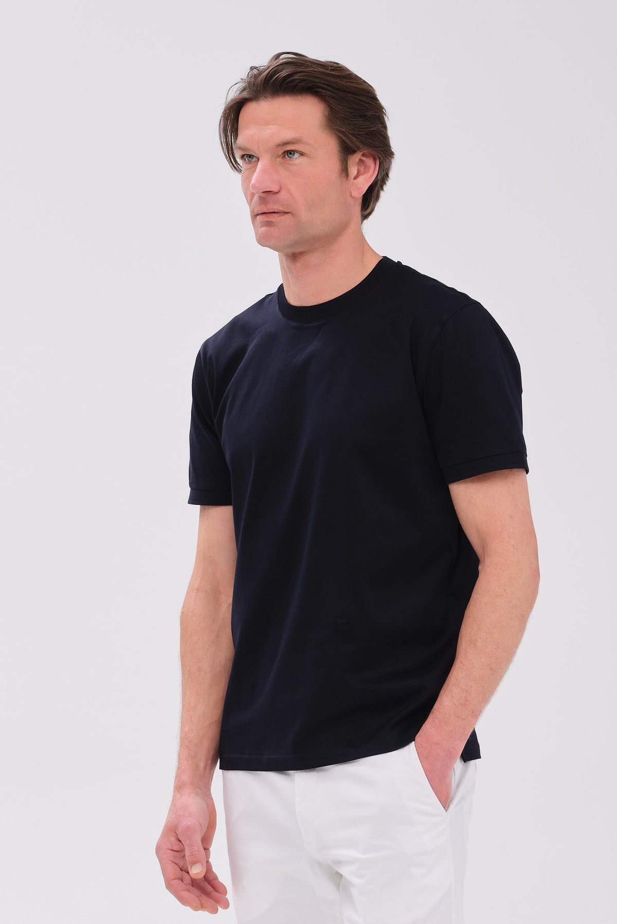 PORTOBELLO'S NAVY SIGNATURE T-SHIRT - PURE ESSENTIAL EDITION