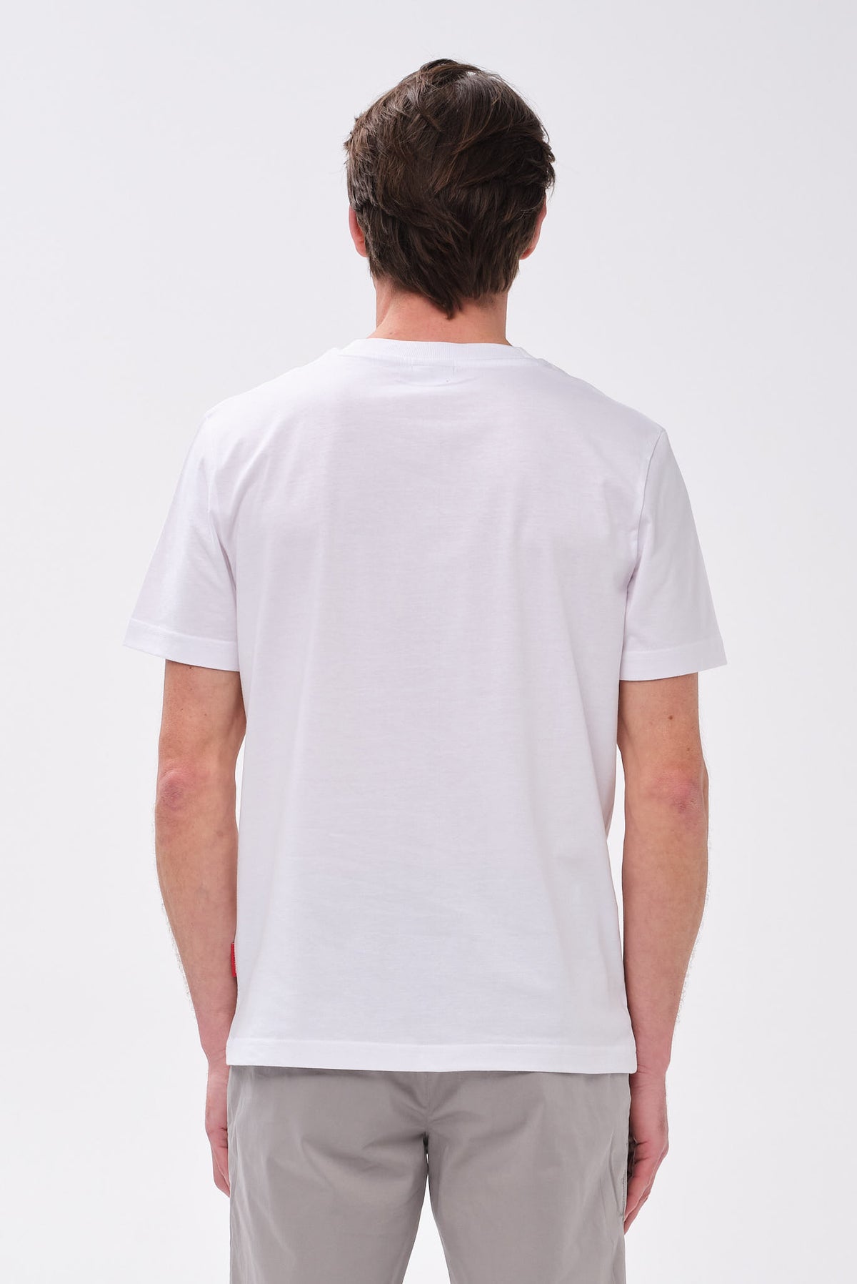 ΑΝΔΡΙΚΟ ΑΣΠΡΟ ΚΟΝΤΟΜΑΝΙΚΟ T-SHIRT JOOP REGULAR FIT