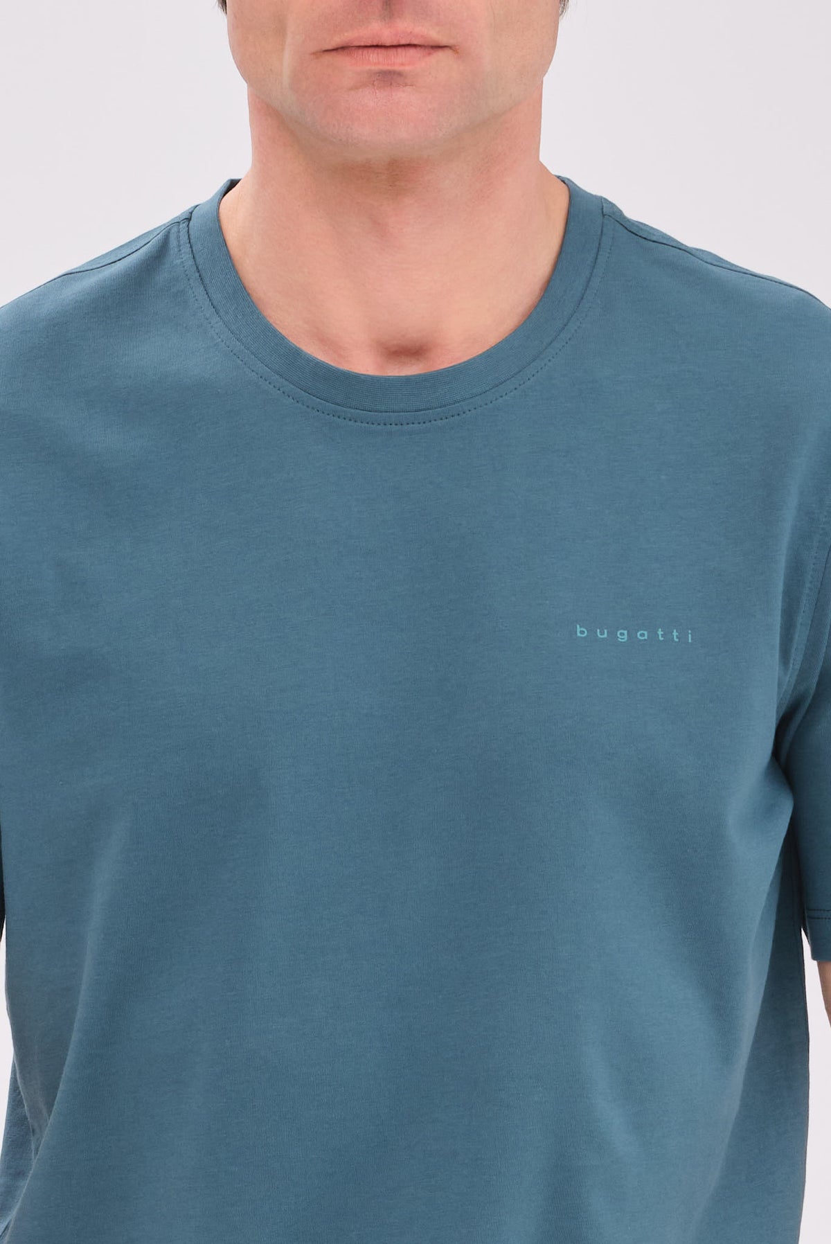 ΑΝΔΡΙΚΟ ΠΡΑΣΙΝΟ ΚΟΝΤΟΜΑΝΙΚΟ T-SHIRT BUGGATI REGULAR FIT