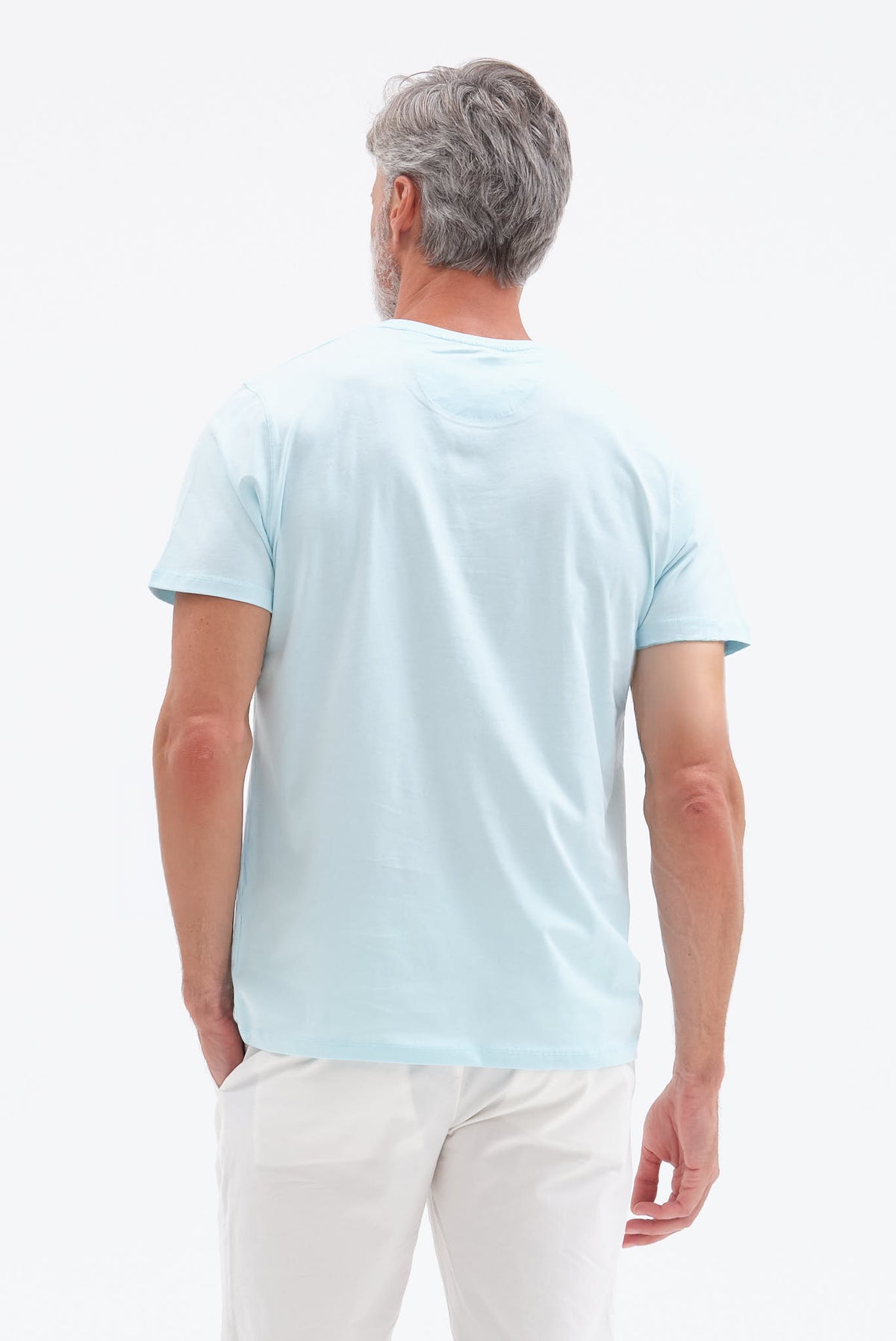 ΑΝΔΡΙΚΟ ΟΙΝΟΠΝΕΥΜΑΤΙ ΚΟΝΤΟΜΑΝΙΚΟ T-SHIRT PORTOBELLO'S ME ΣΤΑΜΠΑ THE PACIFIC
