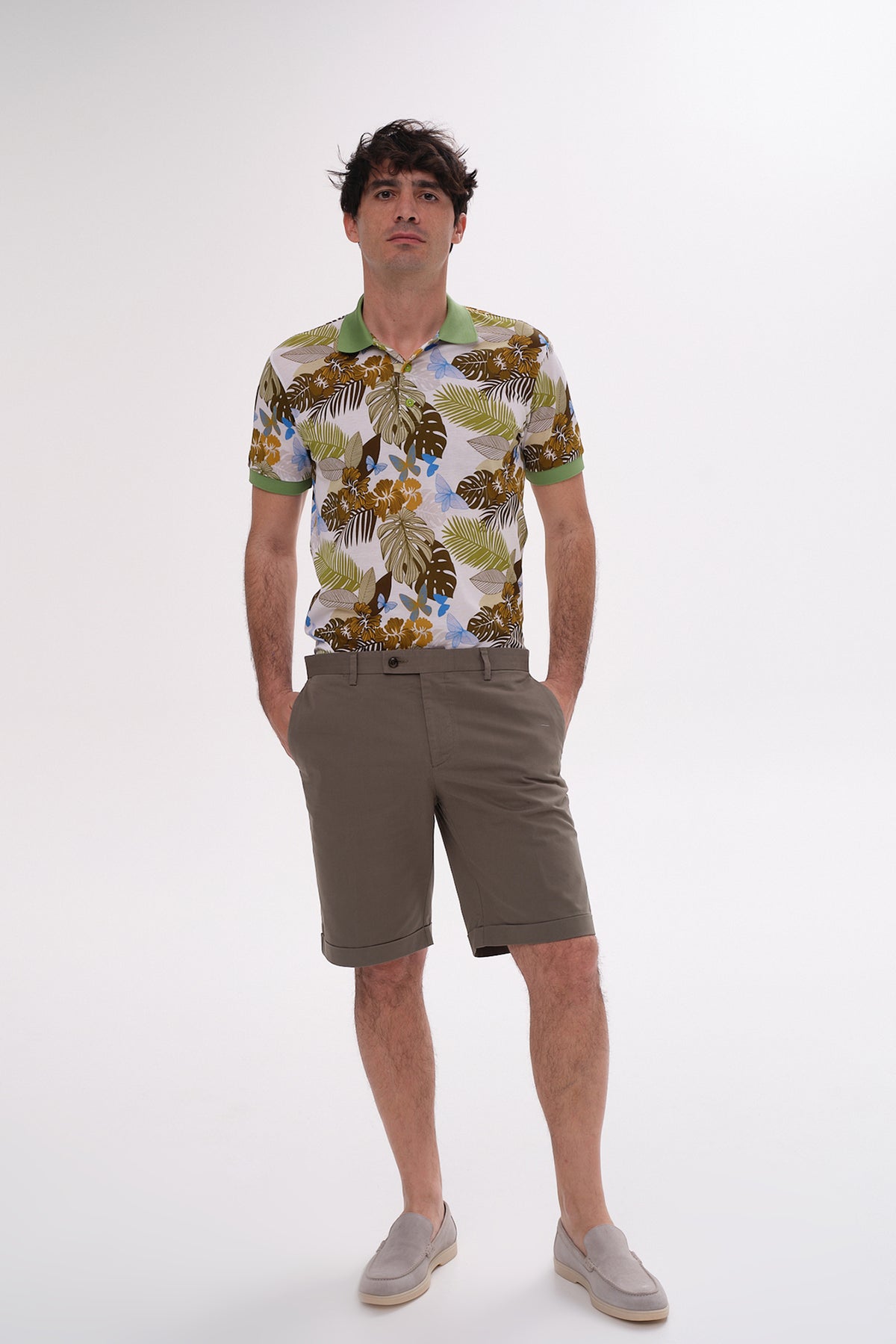 ΑΝΔΡΙΚΗ ΛΑΔΙ ΒΕΡΜΟΥΔΑ CHINOS PORTOBELLO'S REGULAR FIT