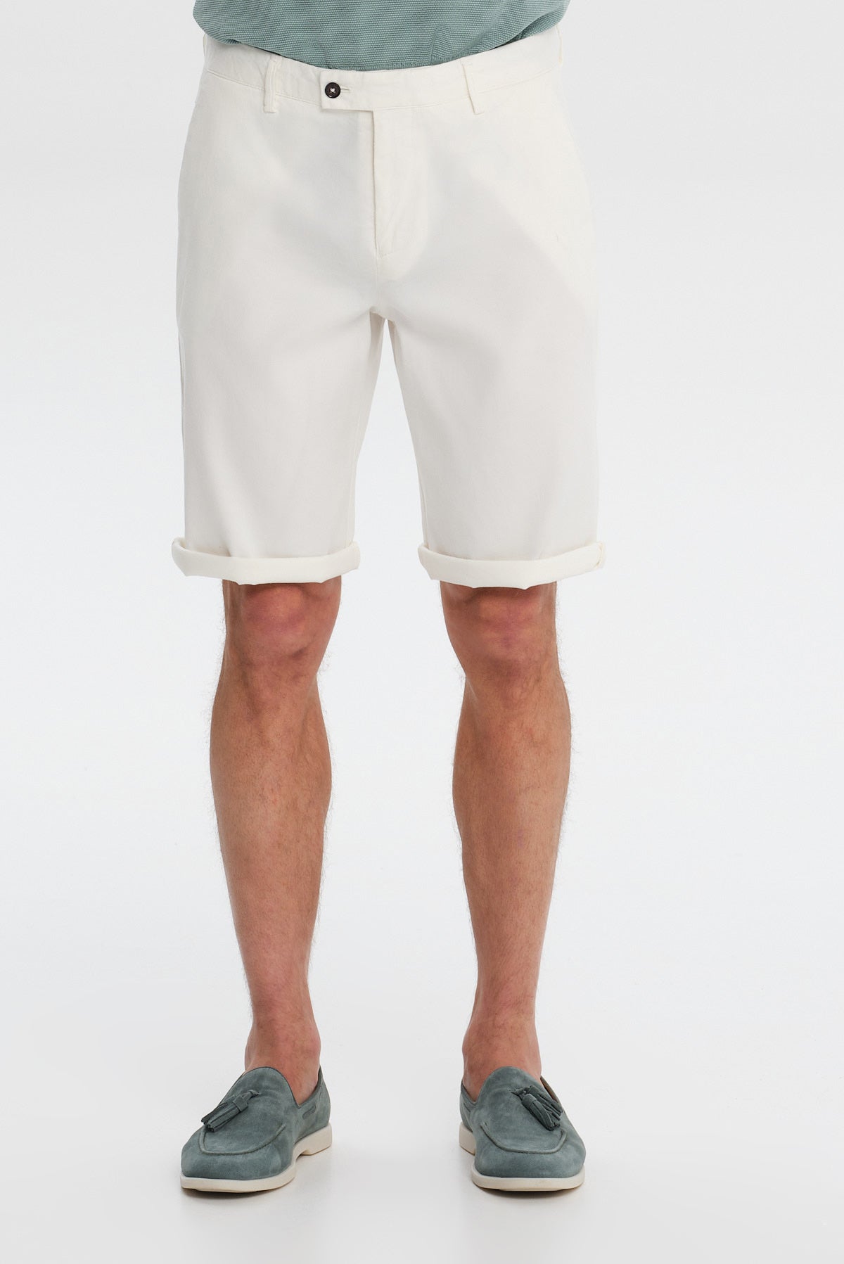 ΑΝΔΡΙΚΗ ΕΚΡΟΥ ΒΕΡΜΟΥΔΑ CHINOS SLIM FIT PORTOBELLO'S